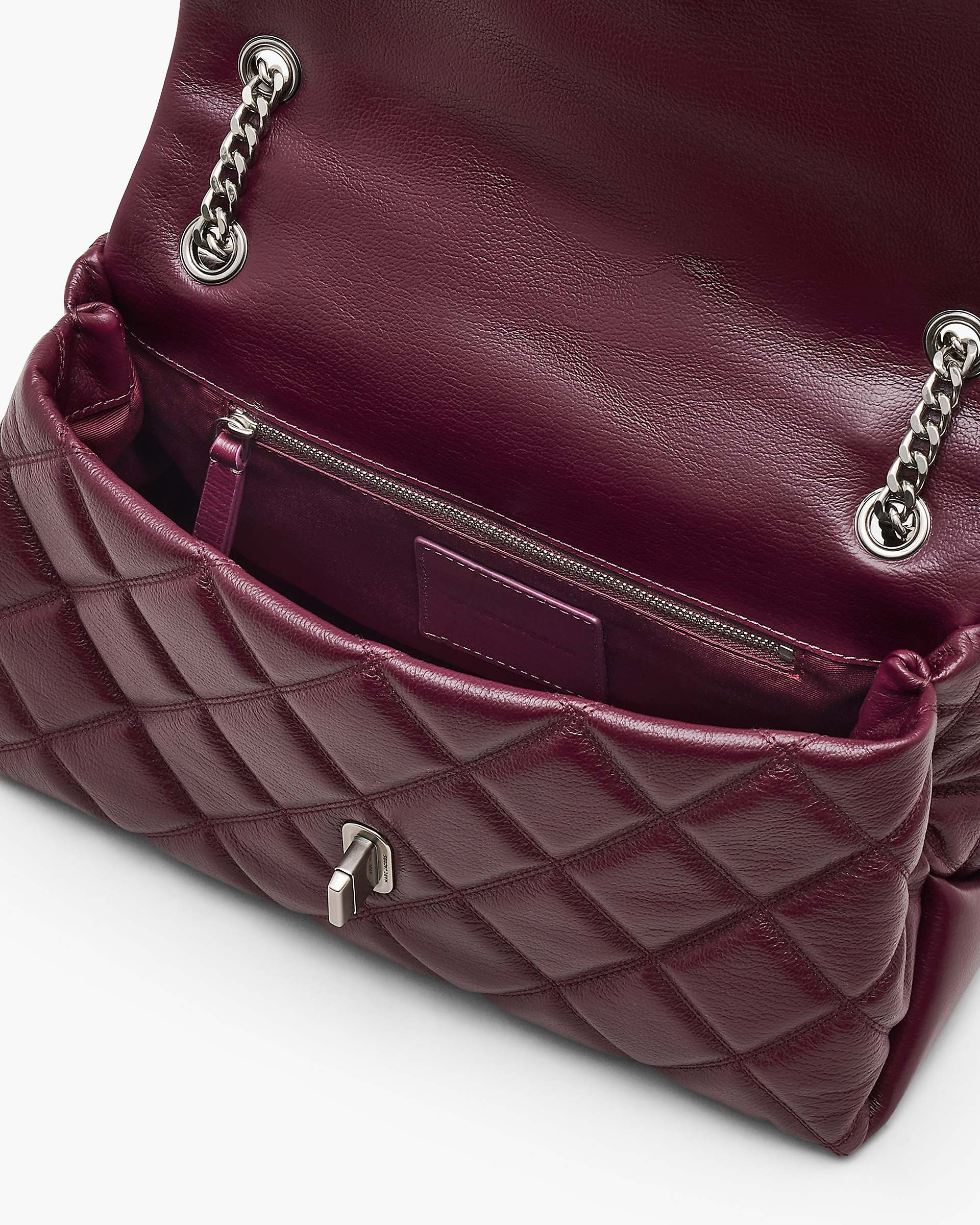Marc Jacobs Marc Jacobs The Quilted Dual Convertible Shoulder Bag Dark Plum Dark Plum