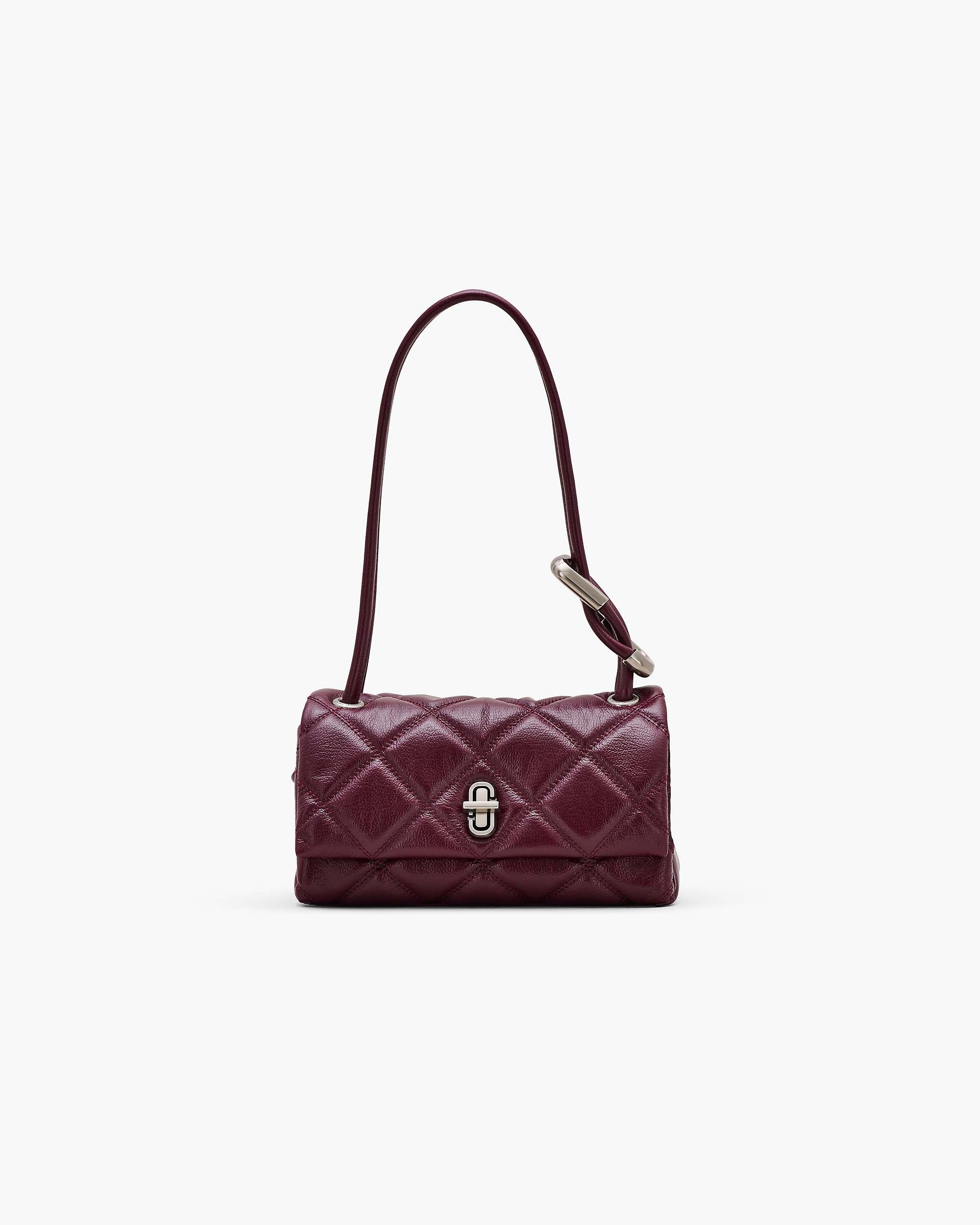 Marc Jacobs Marc Jacobs The Quilted Mini Dual Shoulder Bag Dark Plum Dark Plum