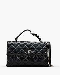 Marc Jacobs The Quilted Xl Dual Convertible Shoulder Bag Black