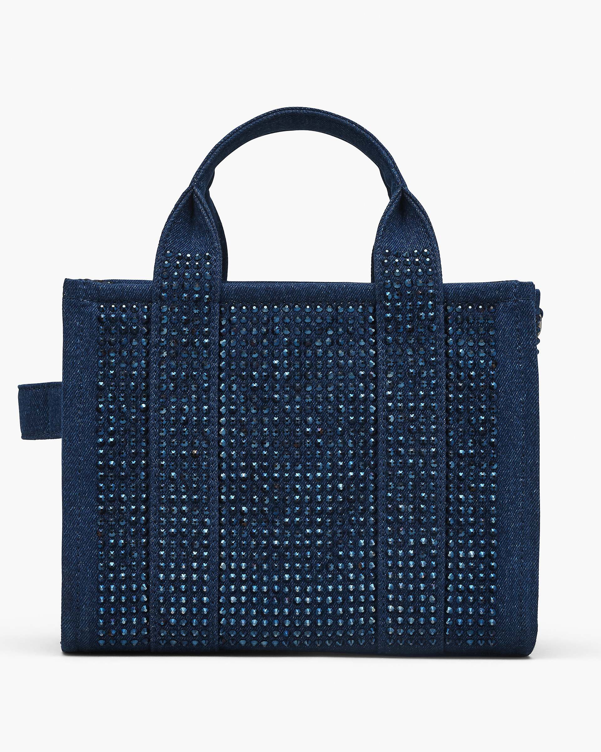 Marc Jacobs Marc Jacobs The Crystal Denim Small Tote Bag Dark Wash Crystal Dark Wash Crystal