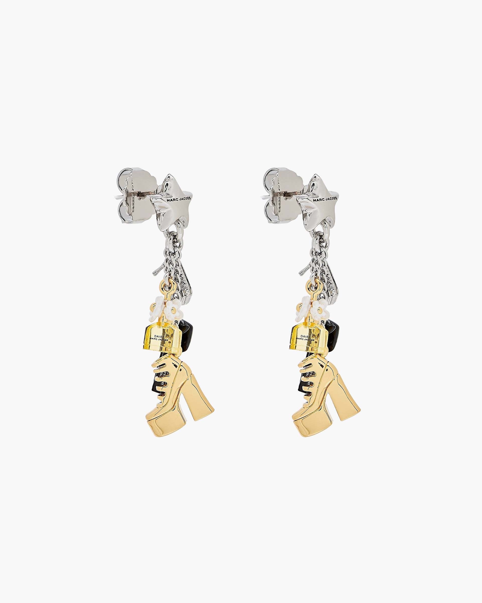 Marc Jacobs Marc Jacobs The Mini Icon Charm Earrings Gold/Silver Gold/silver