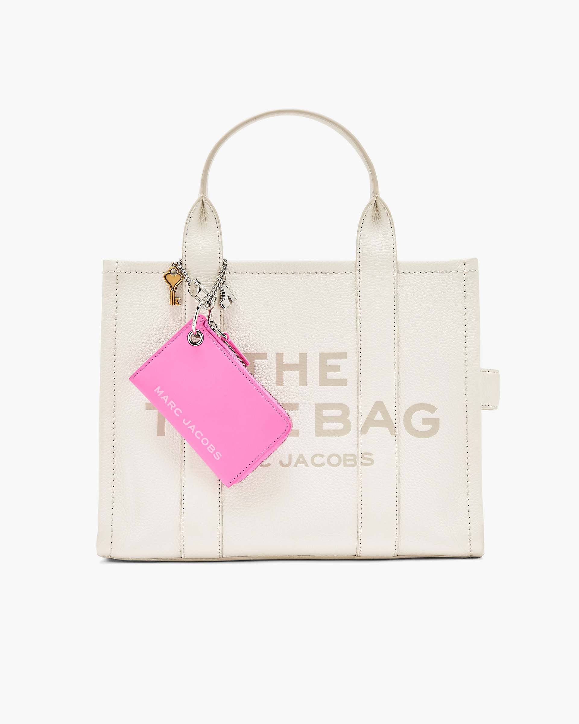 Marc Jacobs Marc Jacobs The Top Zip Charm Wallet Bow Pink Bow Pink