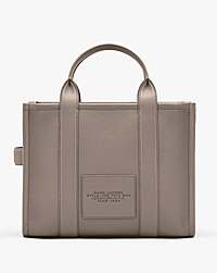 Marc Jacobs The Leather Medium Tote Bag Cement