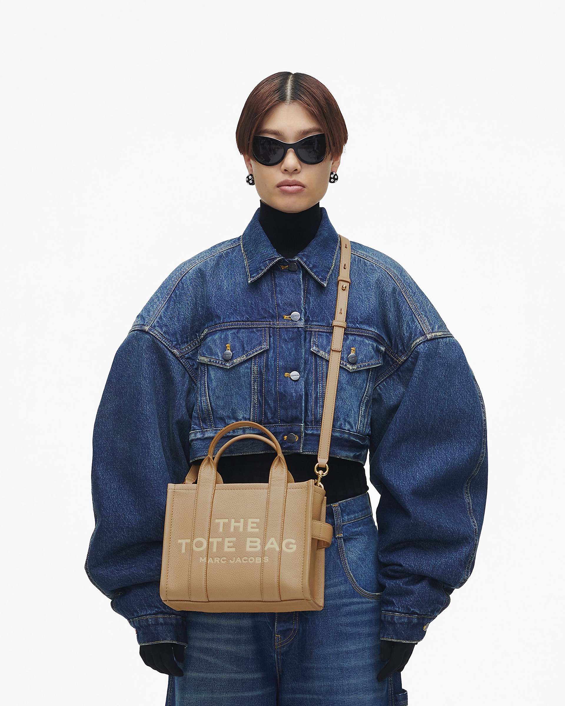 Marc Jacobs Marc Jacobs The Leather Small Tote Bag Camel Camel