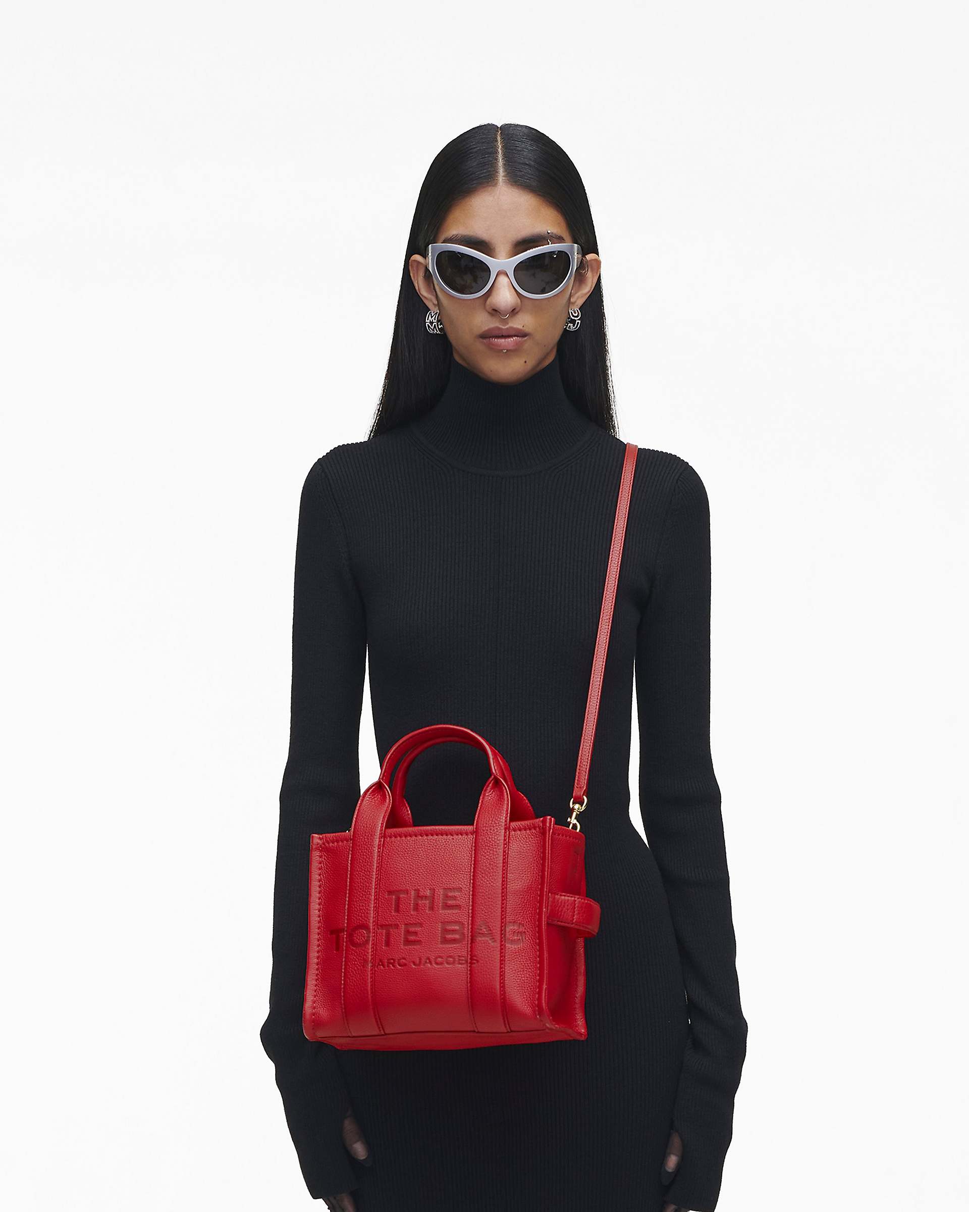 Marc Jacobs Marc Jacobs The Leather Small Tote Bag True Red True Red