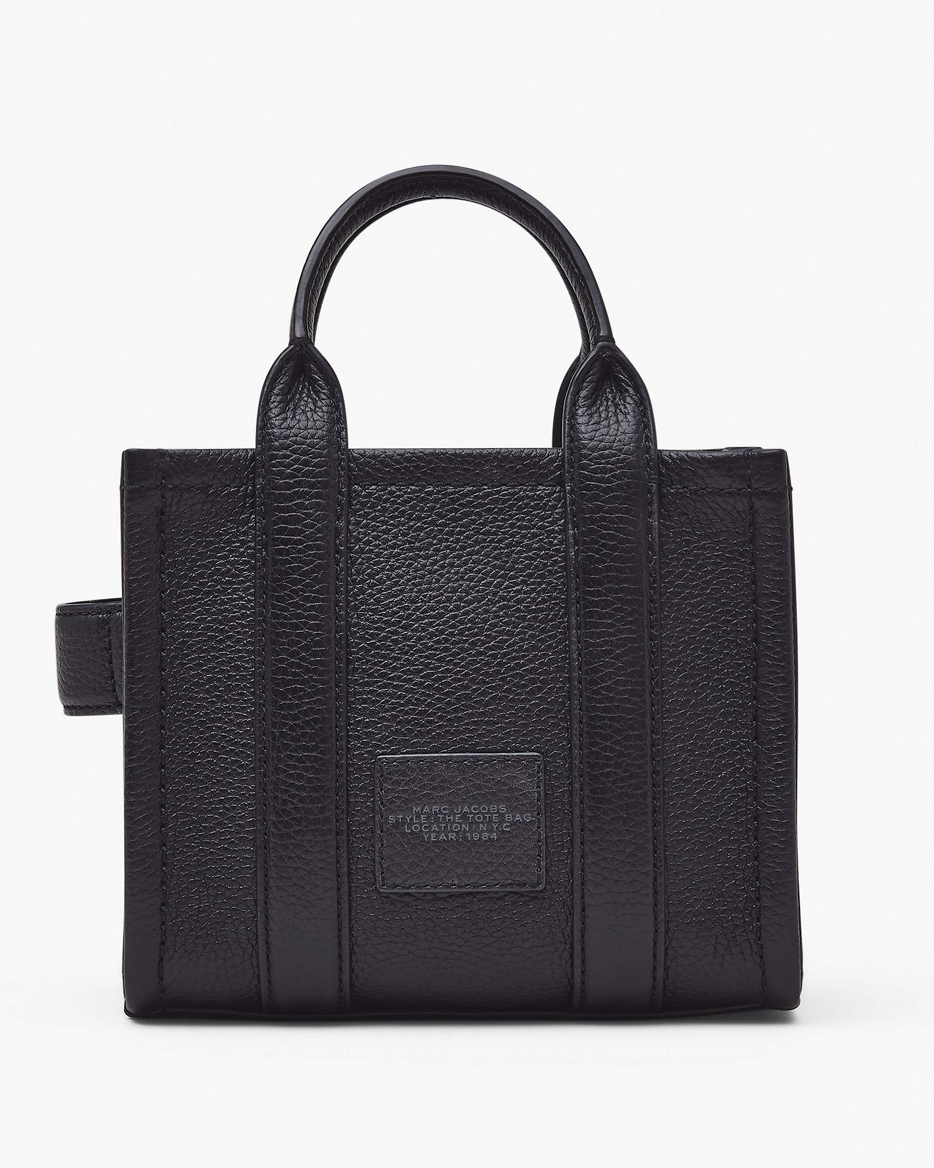 Marc Jacobs Marc Jacobs The Leather Crossbody Tote Bag Black Black