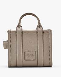 Marc Jacobs The Leather Crossbody Tote Bag Cement
