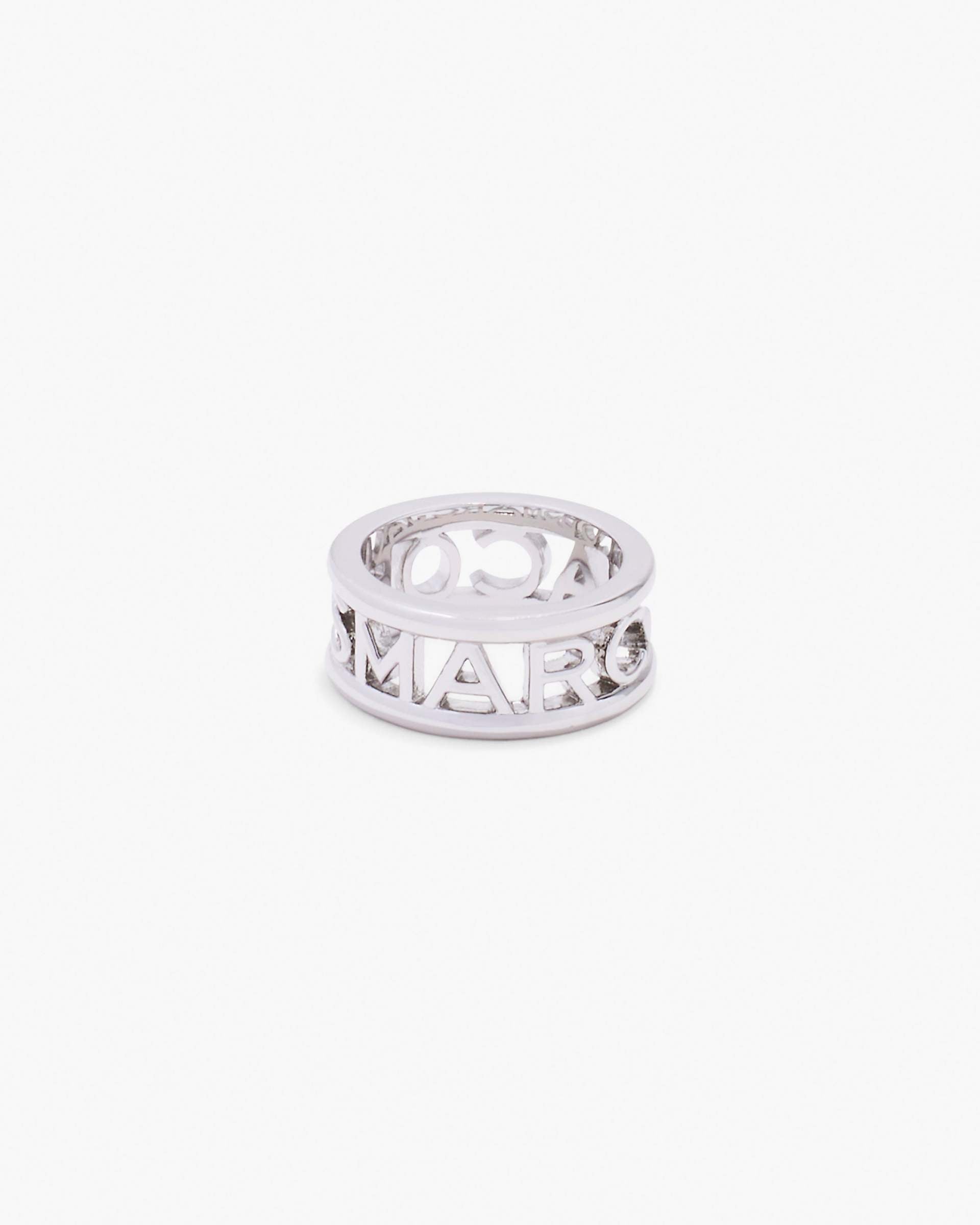 Marc Jacobs Marc Jacobs The Monogram Ring Silver Silver