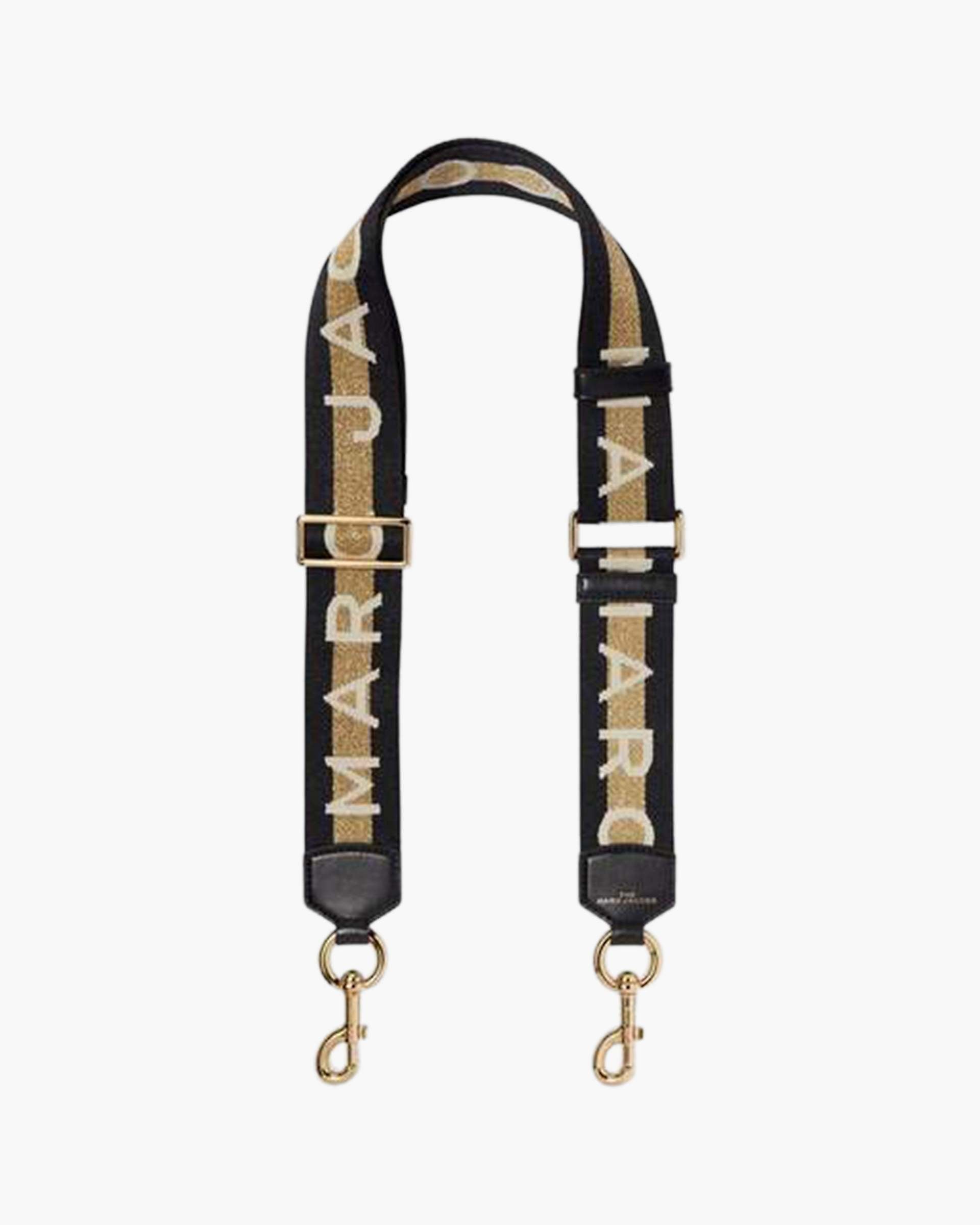 Marc Jacobs Marc Jacobs The Logo Webbing Strap Gold Multi Gold Multi