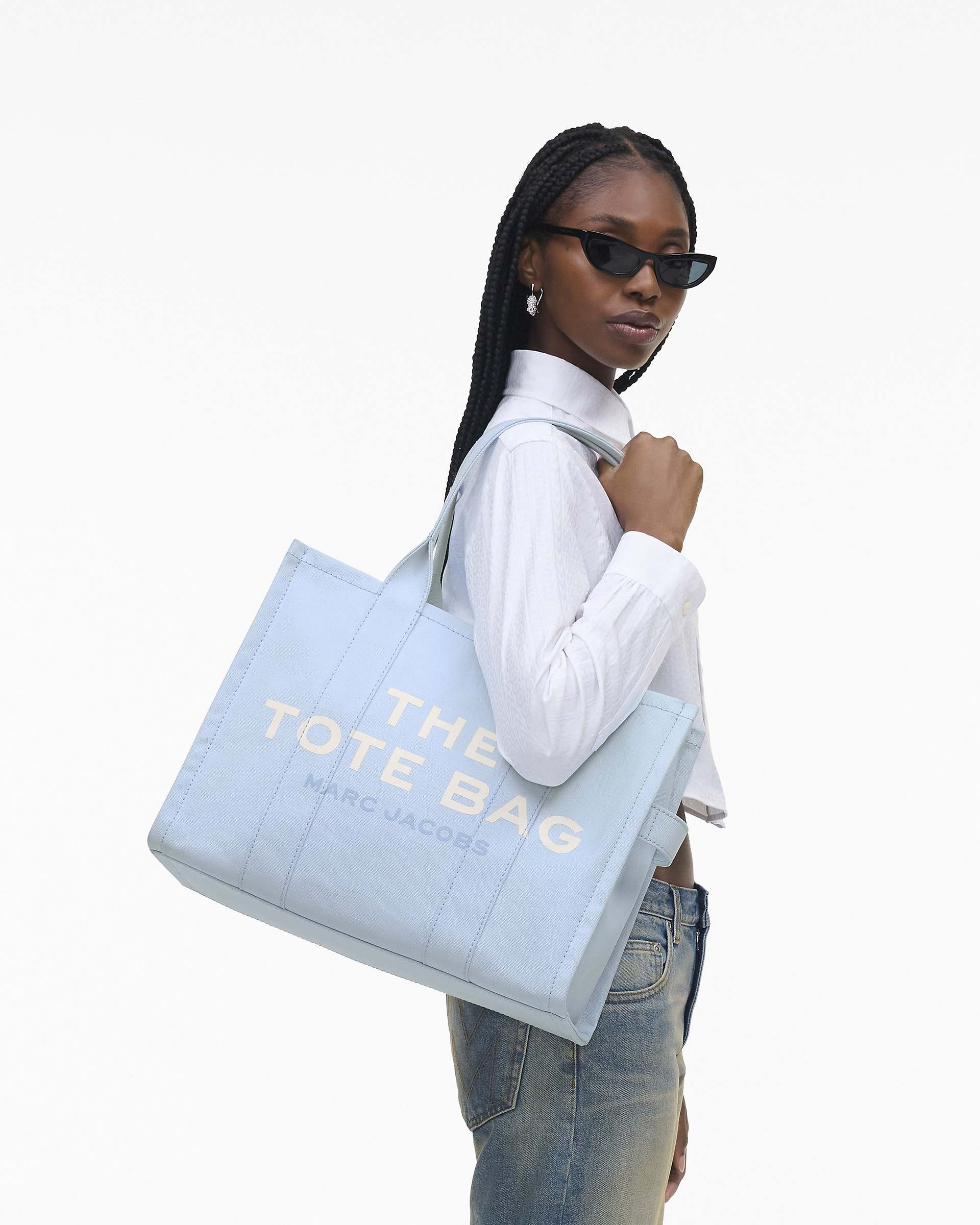 Marc Jacobs Marc Jacobs The Canvas Large Tote Bag Cloud Blue Cloud Blue