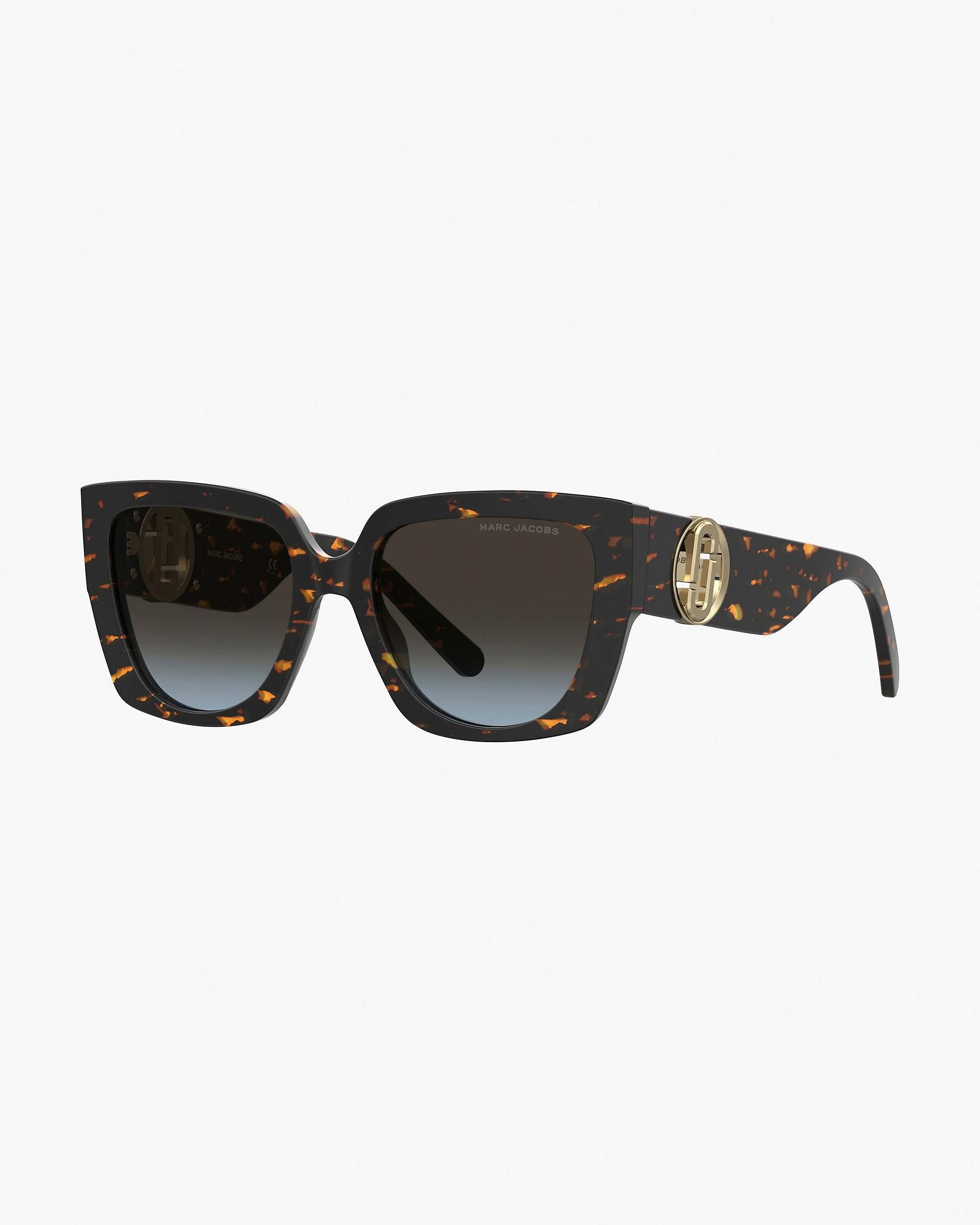Marc Jacobs Marc Jacobs The J Marc Square Cutout Sunglasses Havana Havana