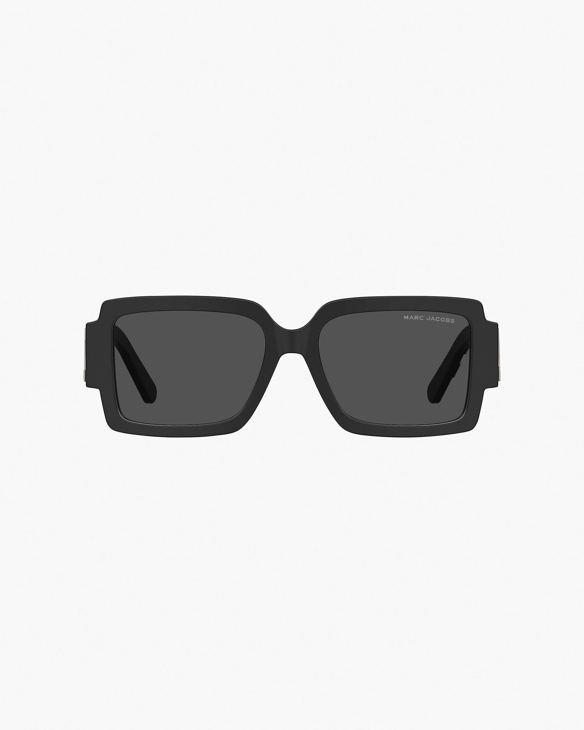 Marc Jacobs Marc Jacobs The Bold Logo Square Sunglasses Black/White Black/white