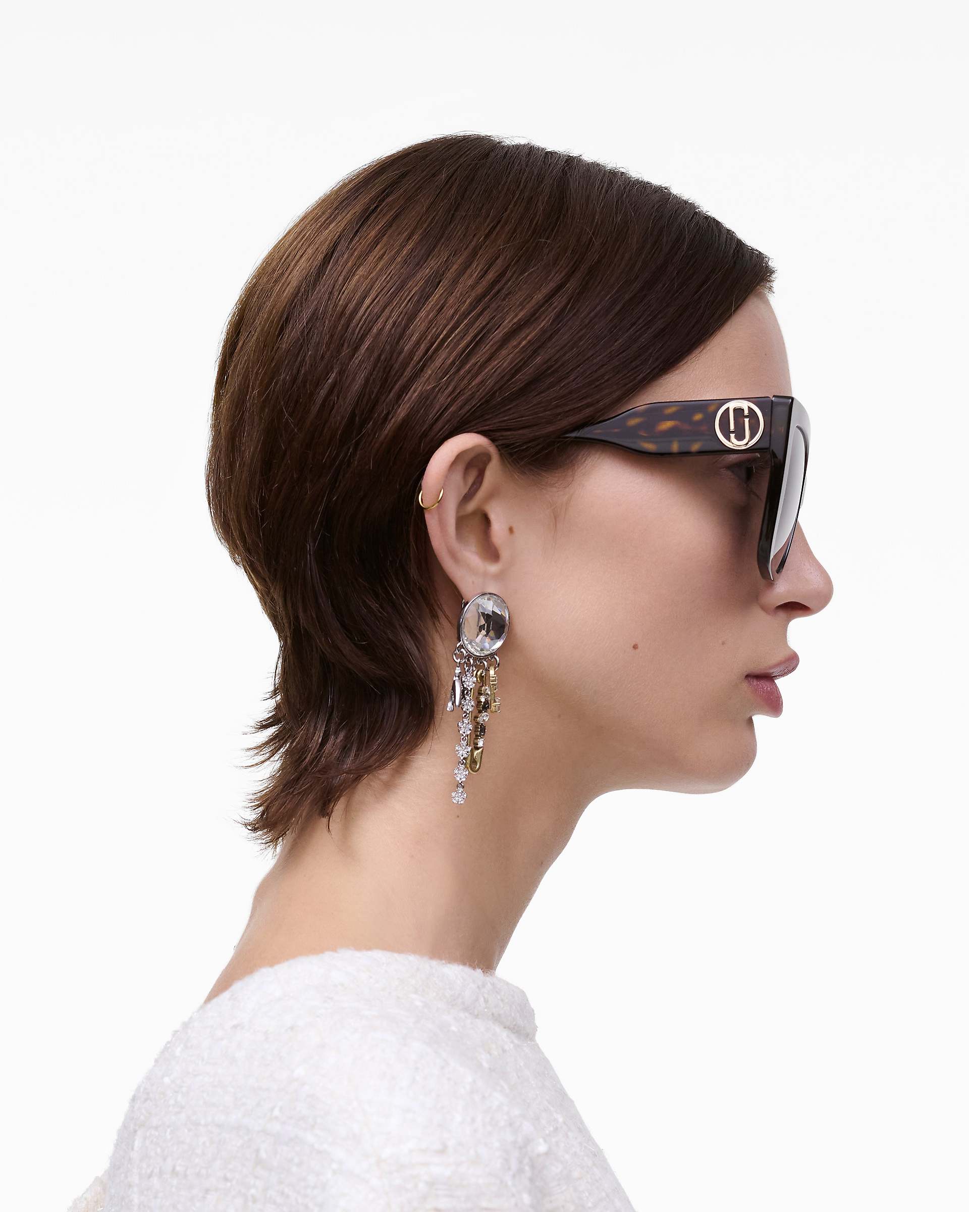 Marc Jacobs Marc Jacobs The J Marc Square Sunglasses Havana Havana