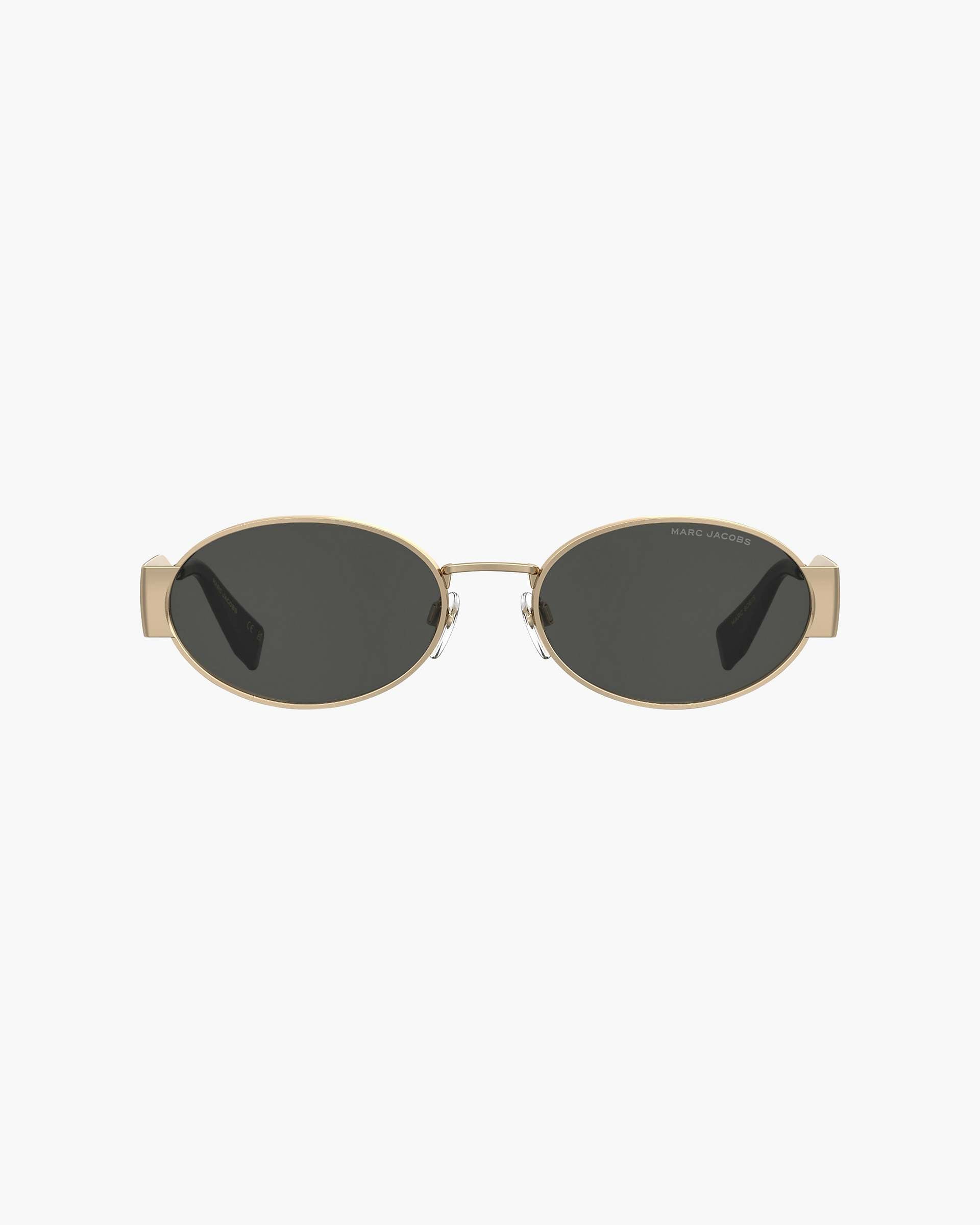 Marc Jacobs Marc Jacobs The Classic Logo Round Sunglasses Black/Gold Black/gold
