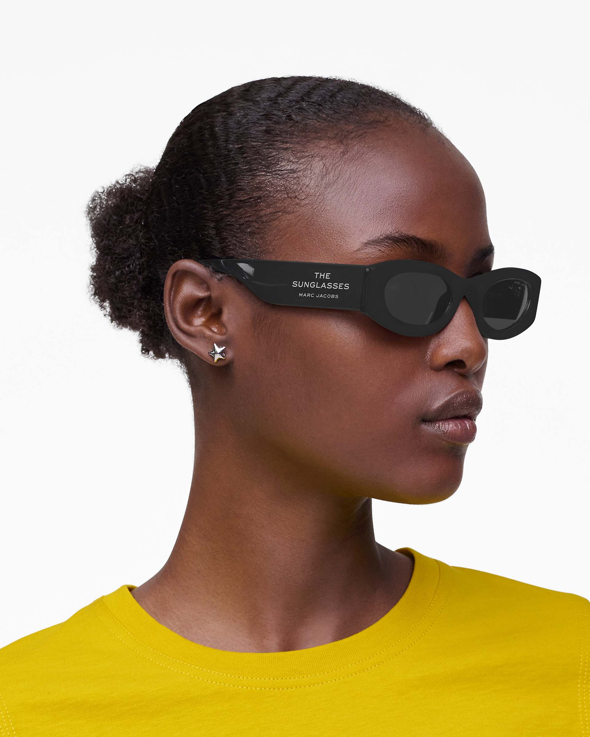 Marc Jacobs Marc Jacobs The Oval Sunglasses Black Black