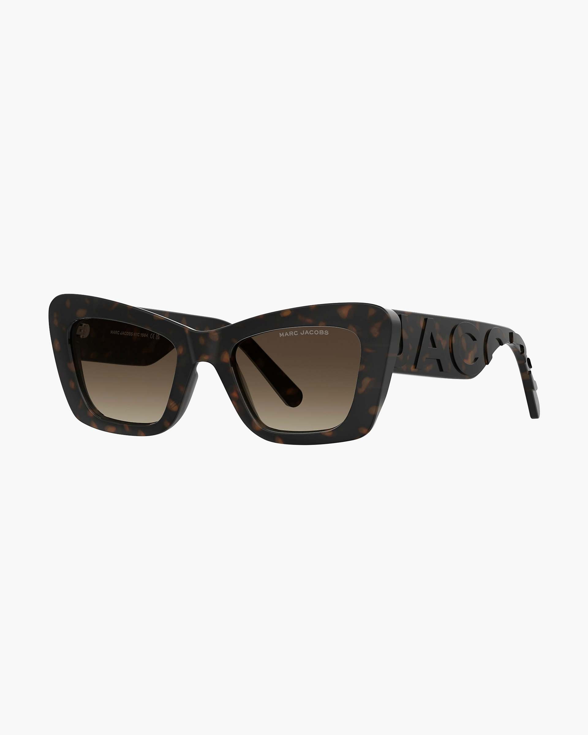 Marc Jacobs Marc Jacobs The Bold Logo Cat Eye Sunglasses Havana Havana