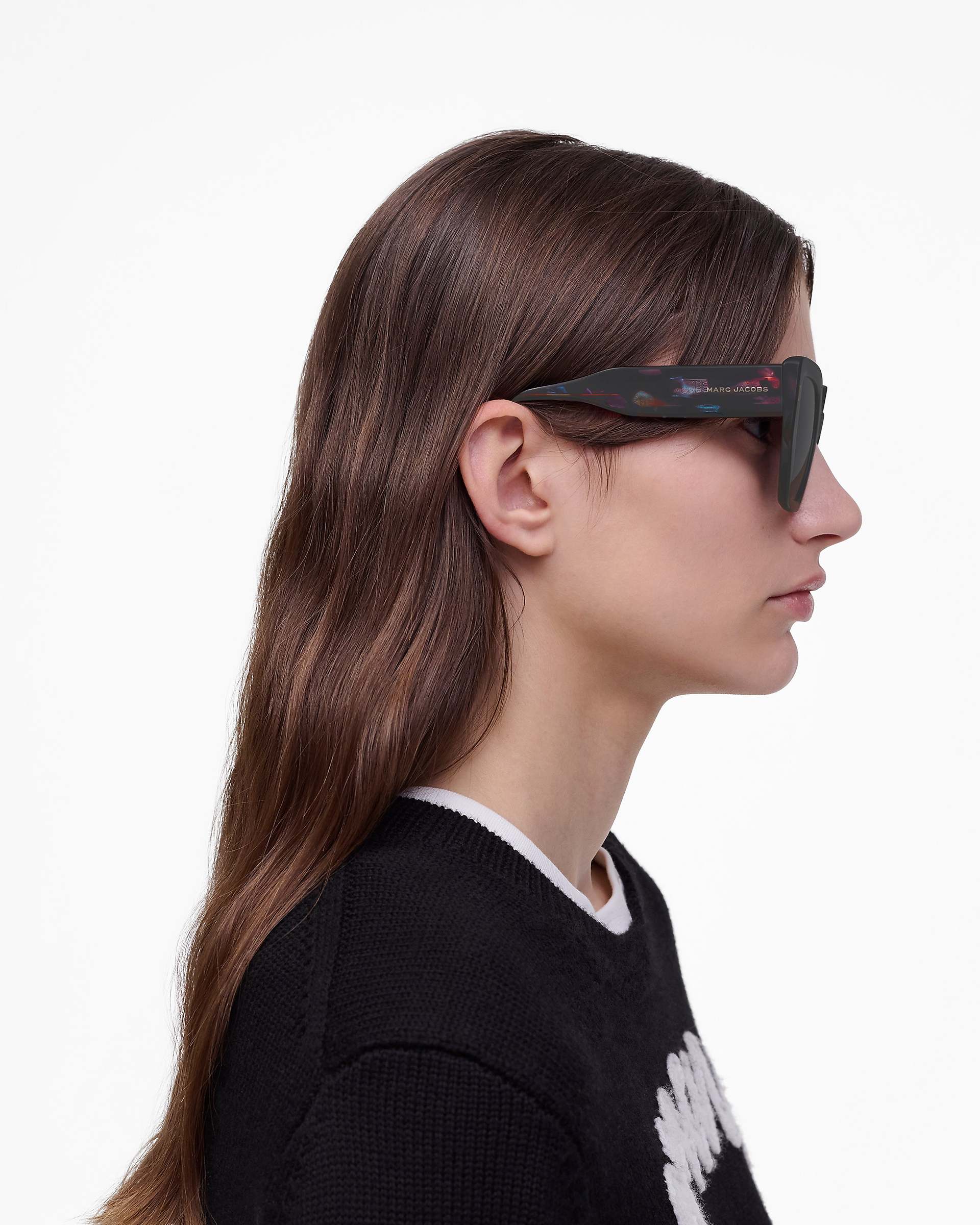 Marc Jacobs Marc Jacobs The J Marc Square Sunglasses Havana Multi Havana Multi