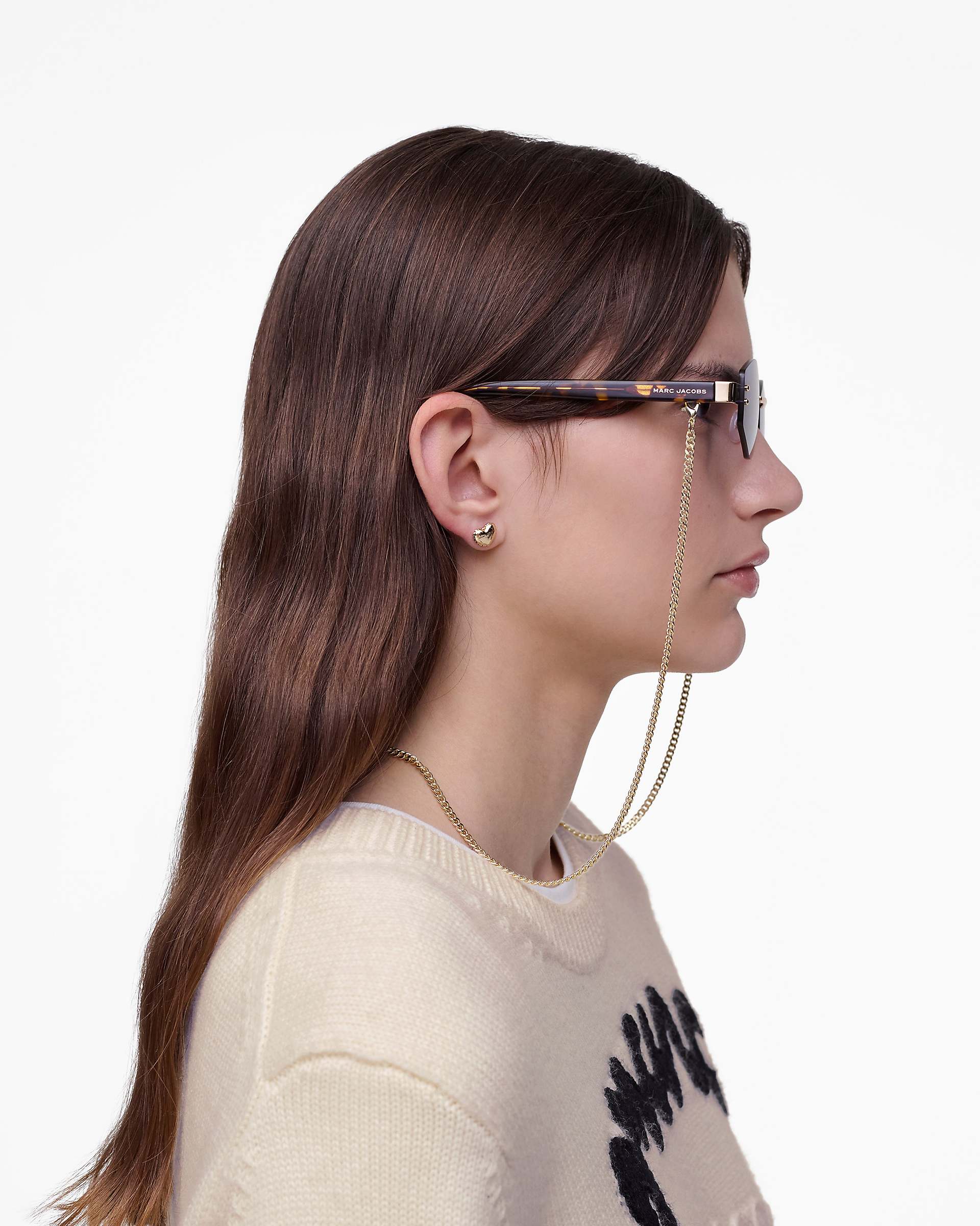 Marc Jacobs Marc Jacobs The Chain Sunglasses Gold Gold