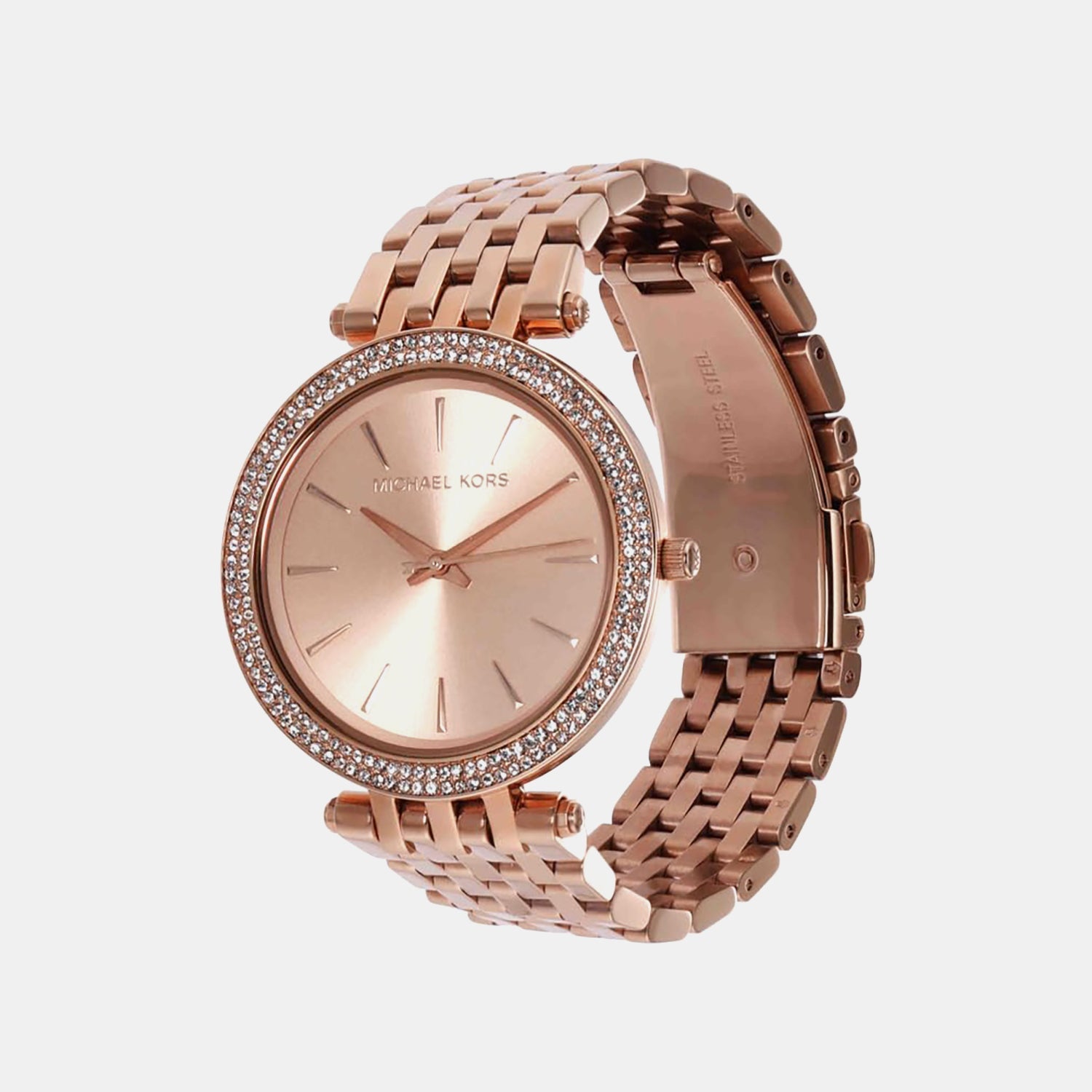 Michael Kors Darci Women Quartz Rose Gold Dial Analog Stainless Steel Watch Mk3192