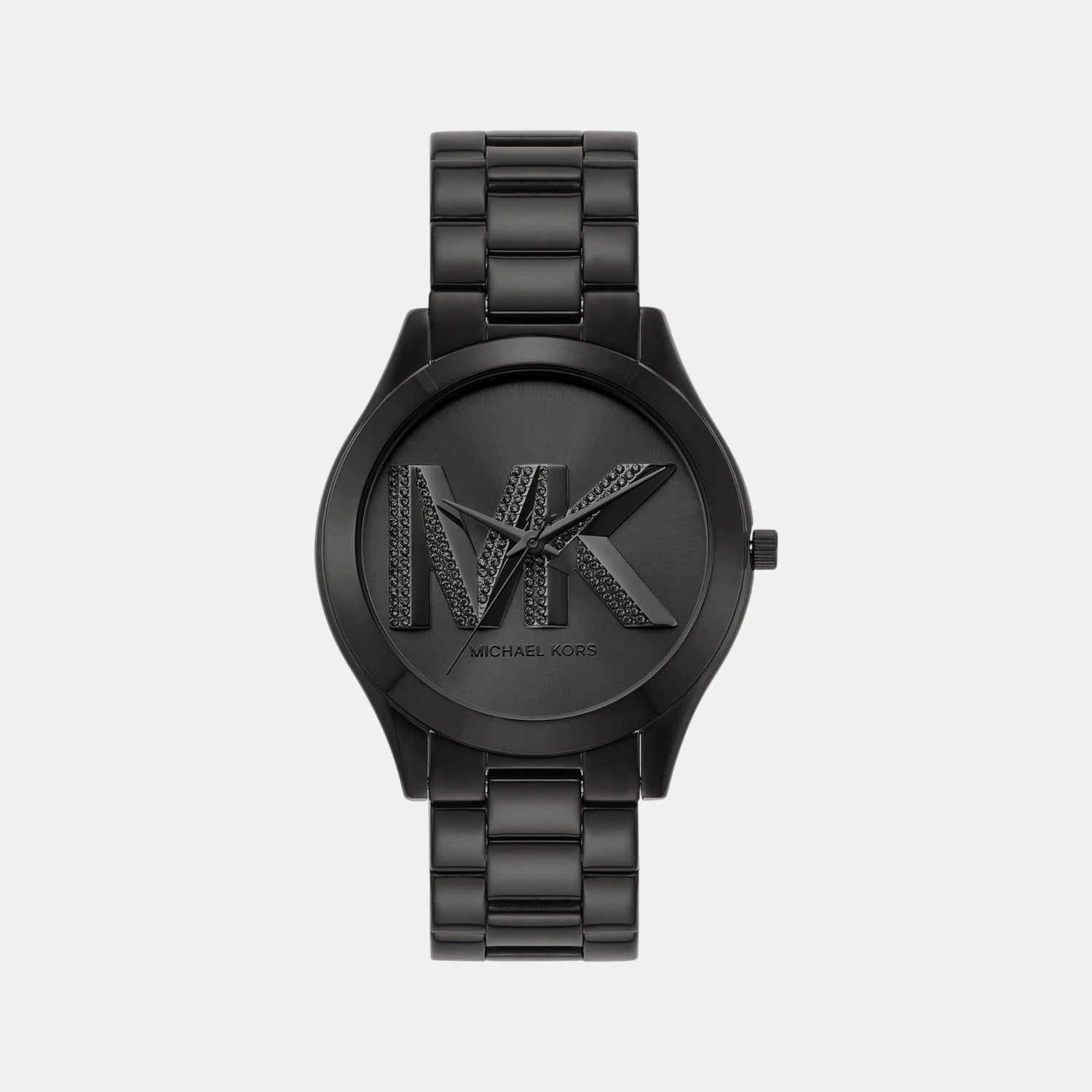 Michael Kors Slim Runway Women Quartz Black Dial Analog Stainless Steel Watch Mk4734