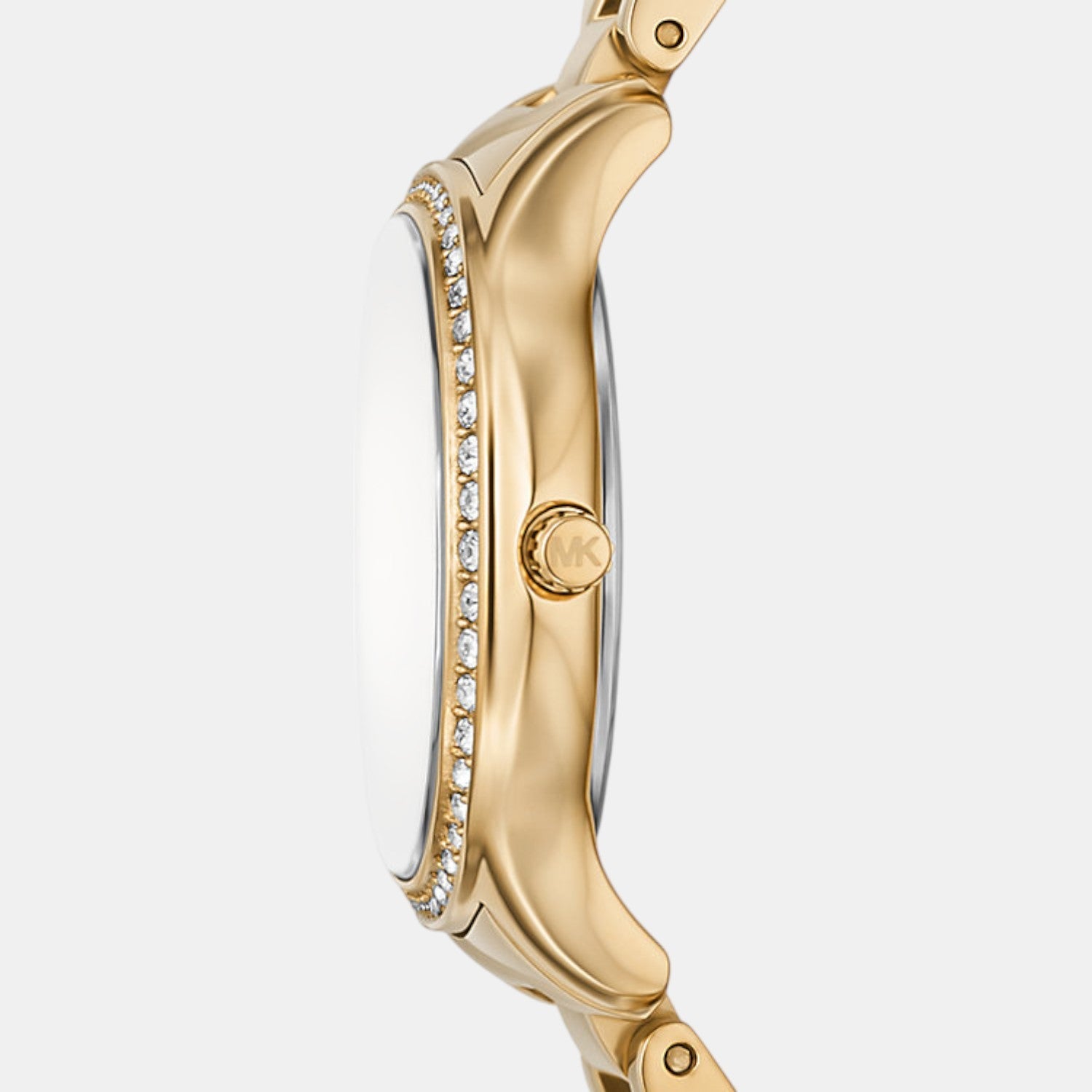 Michael Kors Sage Women Quartz Mother Of Pearl Dial Analog Stainless Steel Watch Mk4822