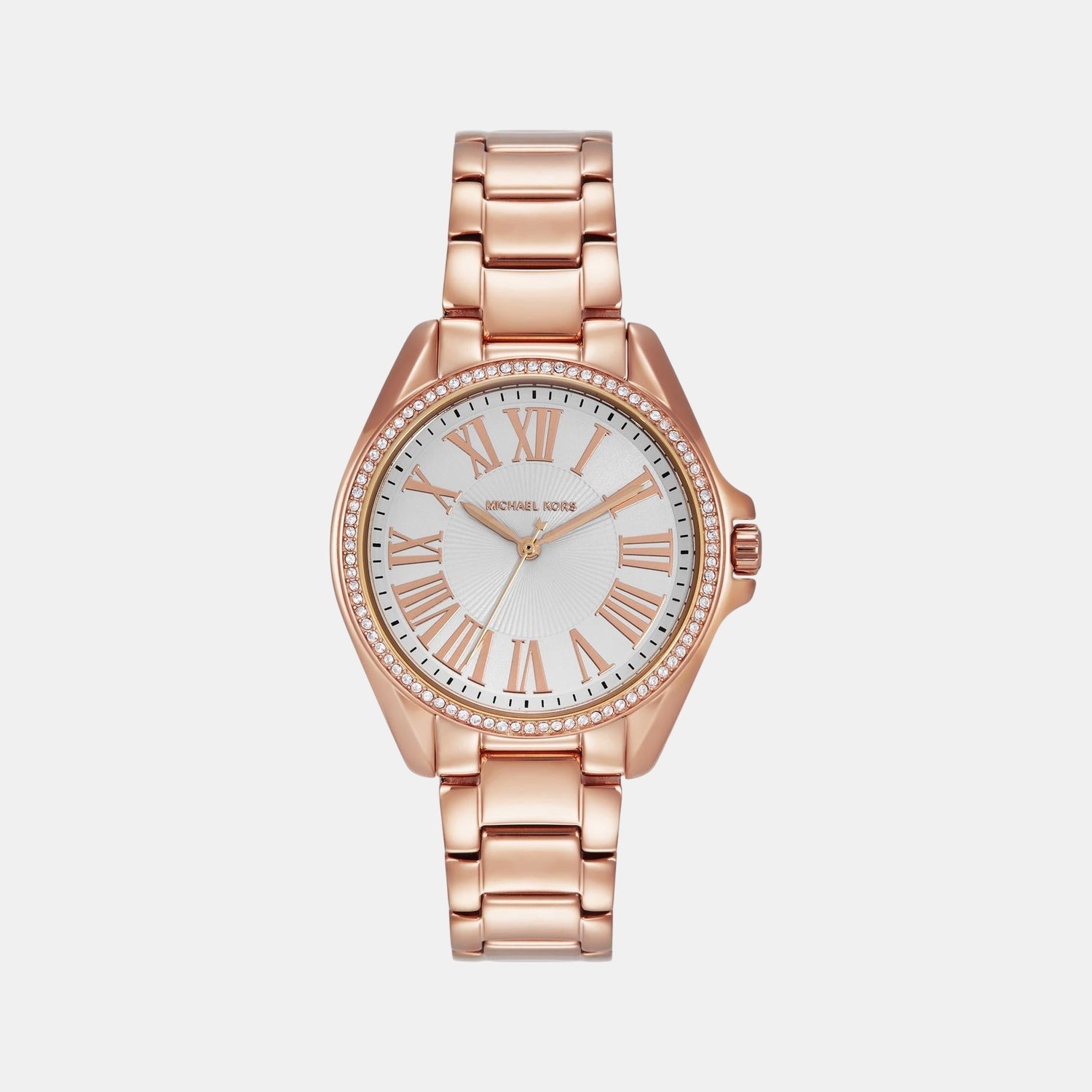 Michael Kors Kacie Women Quartz White Dial Analog Stainless Steel Watch Mk4853