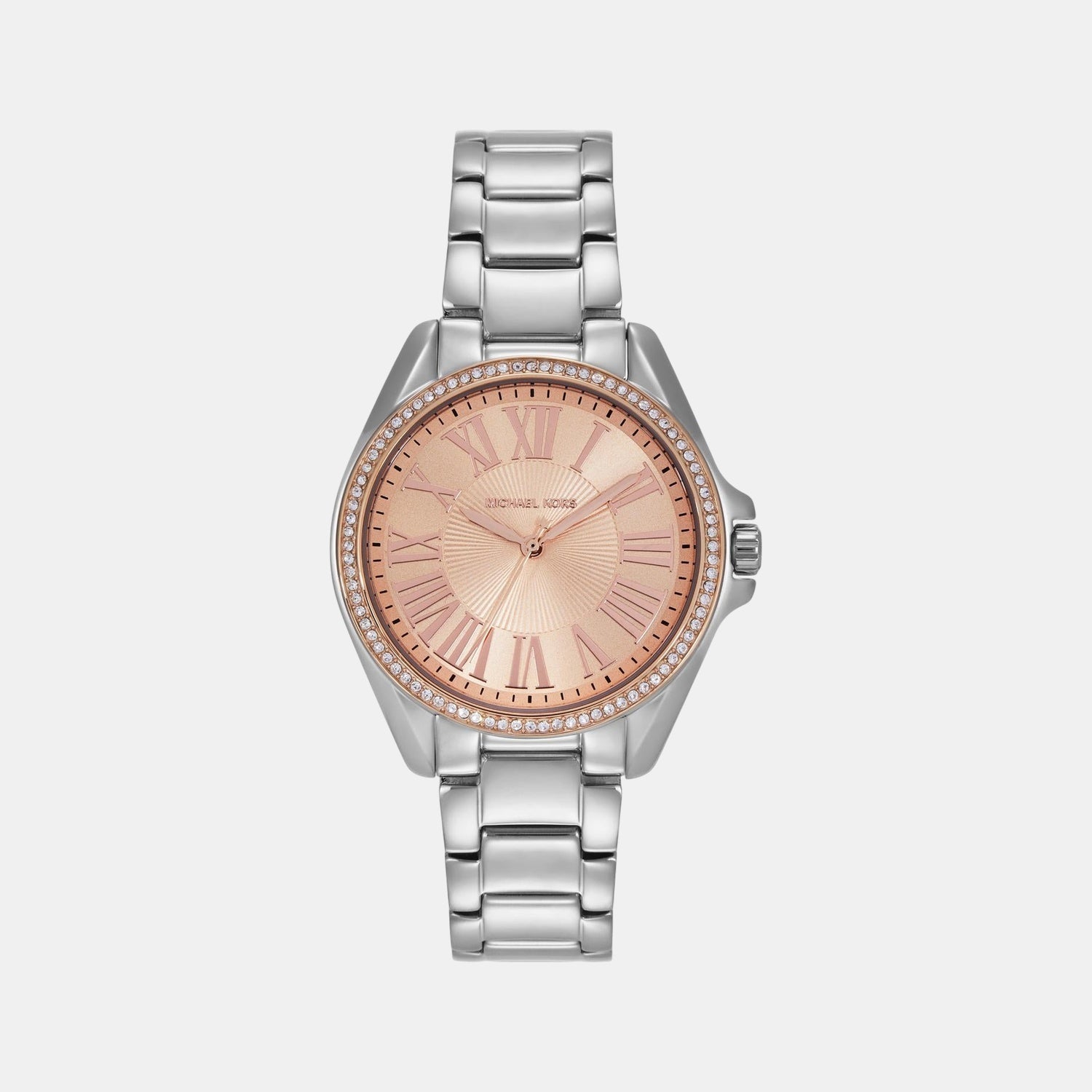 Michael Kors Kacie Women Quartz Pink Dial Analog Stainless Steel Watch Mk4854