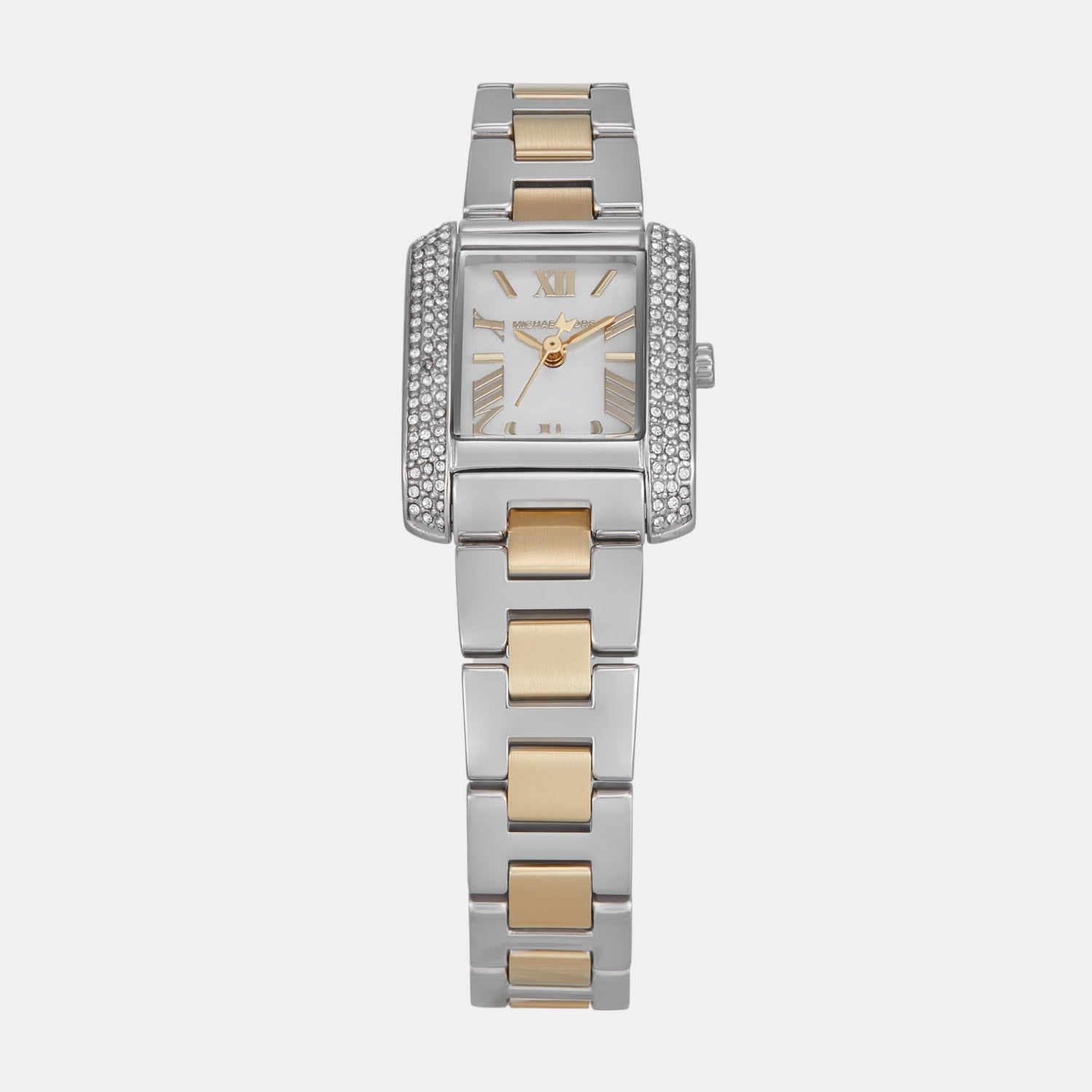 Michael Kors Emery Women Quartz Mother Of Pearl Dial Analog Stainless Steel Watch Mk4882
