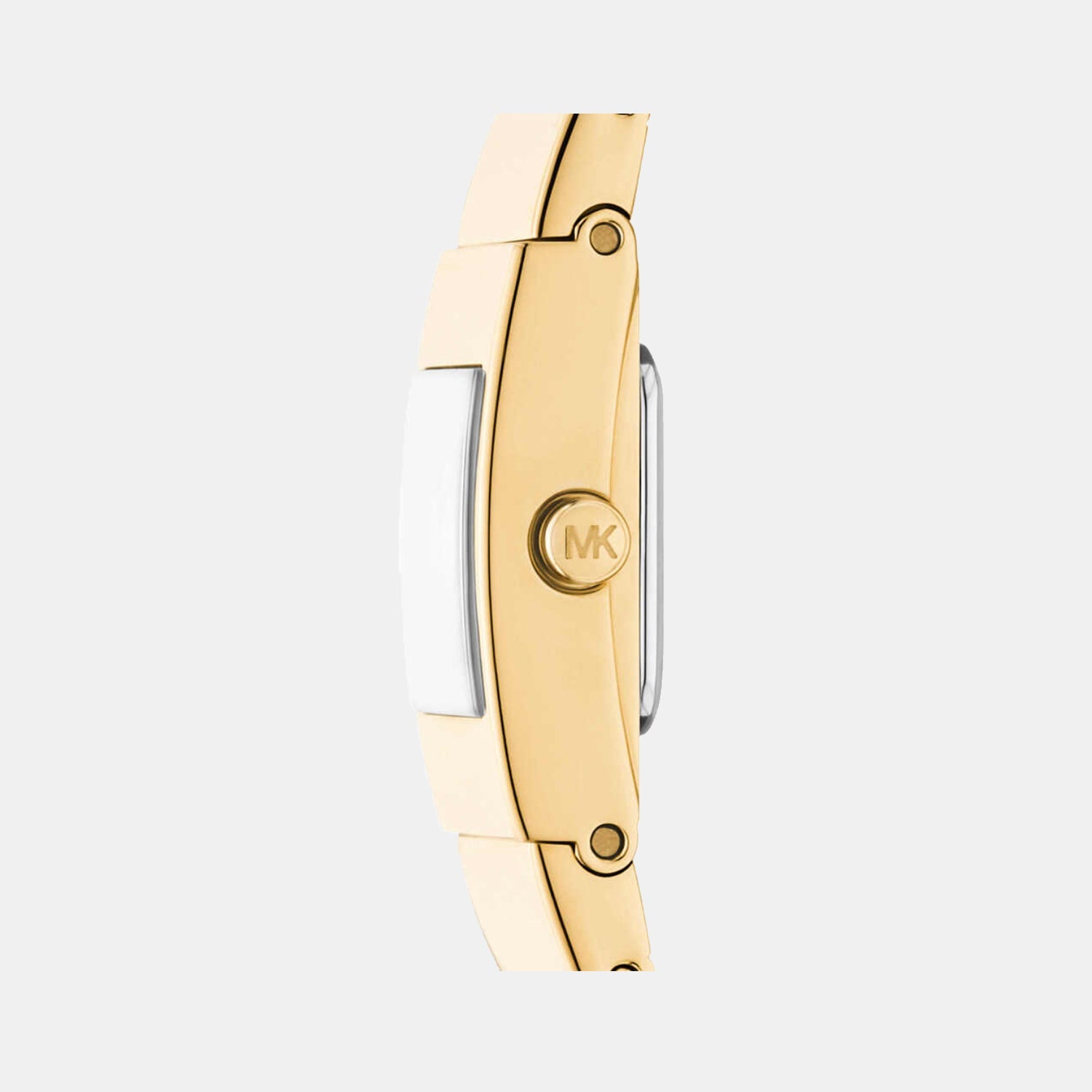 Michael Kors Darrington Women Quartz Gold Dial Analog Stainless Steel Watch Mk4885