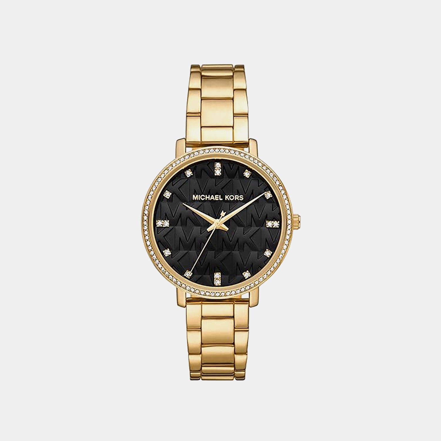 Michael Kors Pyper Women Quartz Black Dial Analog Stainless Steel Watch Mk4916