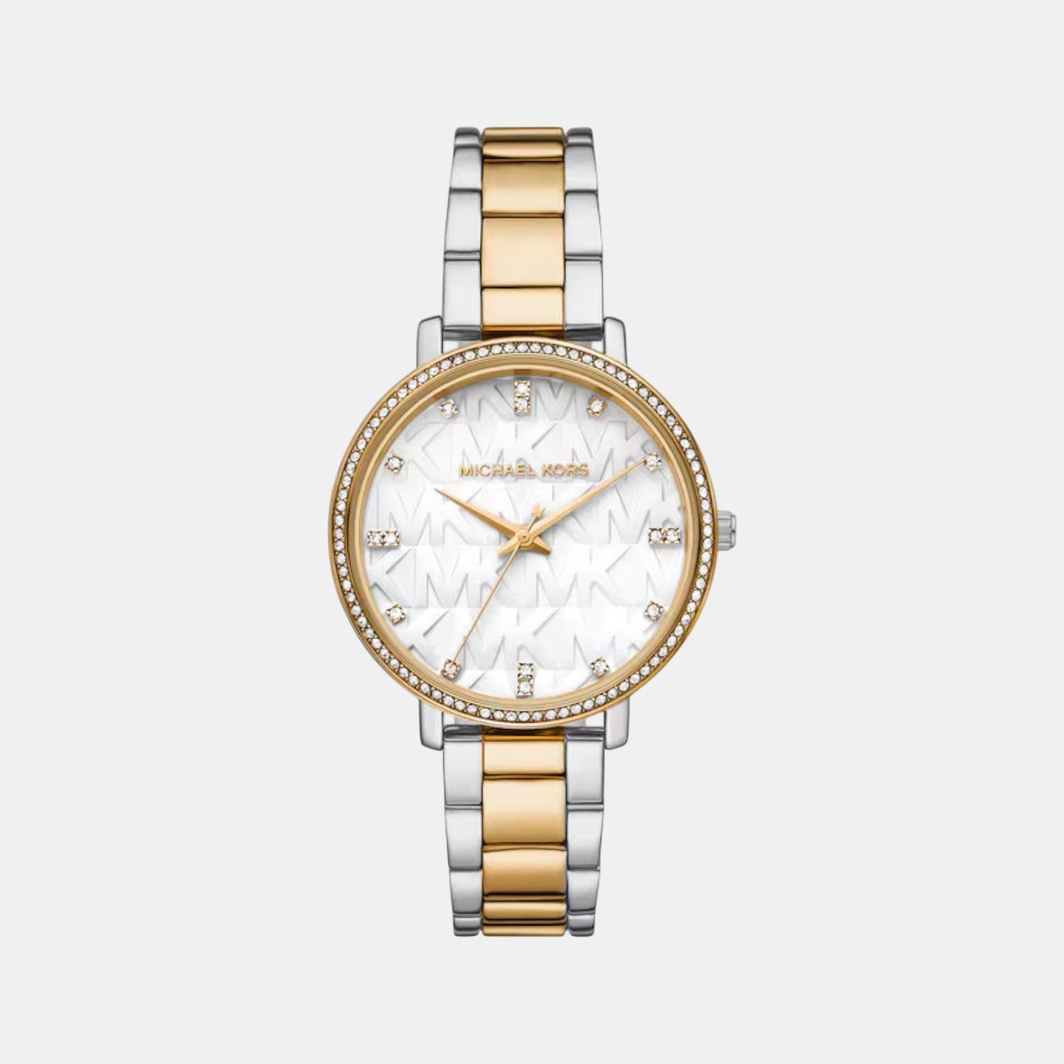 Michael Kors Pyper Women Quartz White Dial Analog Stainless Steel Watch Mk4918