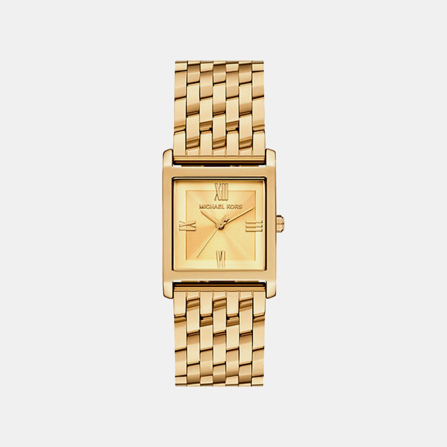 Michael Kors Georgie Women Quartz Gold Dial Analog Stainless Steel Watch Mk4934