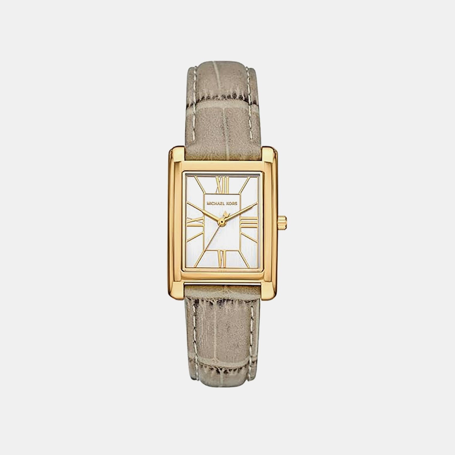 Michael Kors Essex Women Quartz White Dial Analog Leather Watch Mk4964