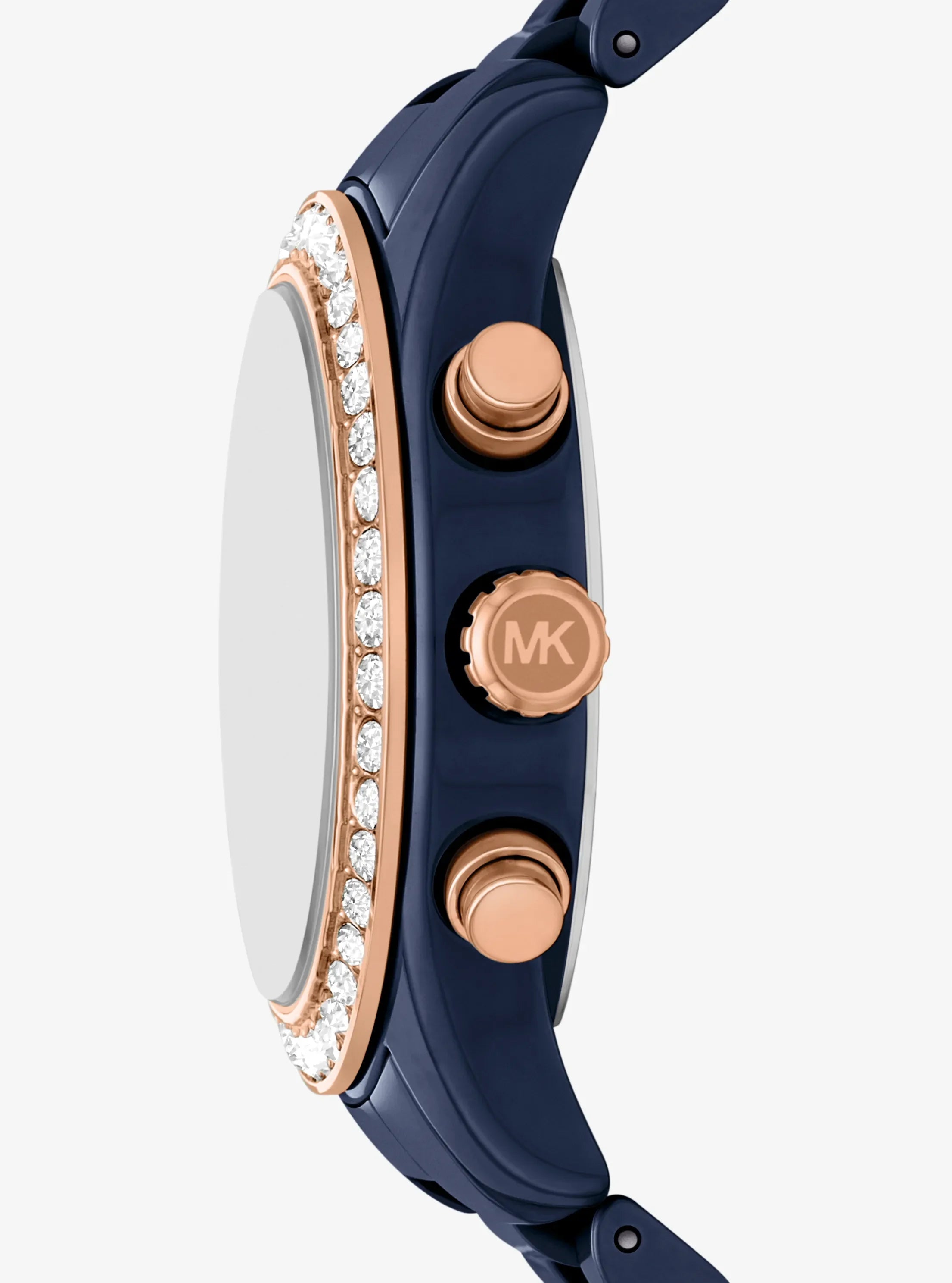 Michael Kors Lexington Pav Blue-Tone Watch
