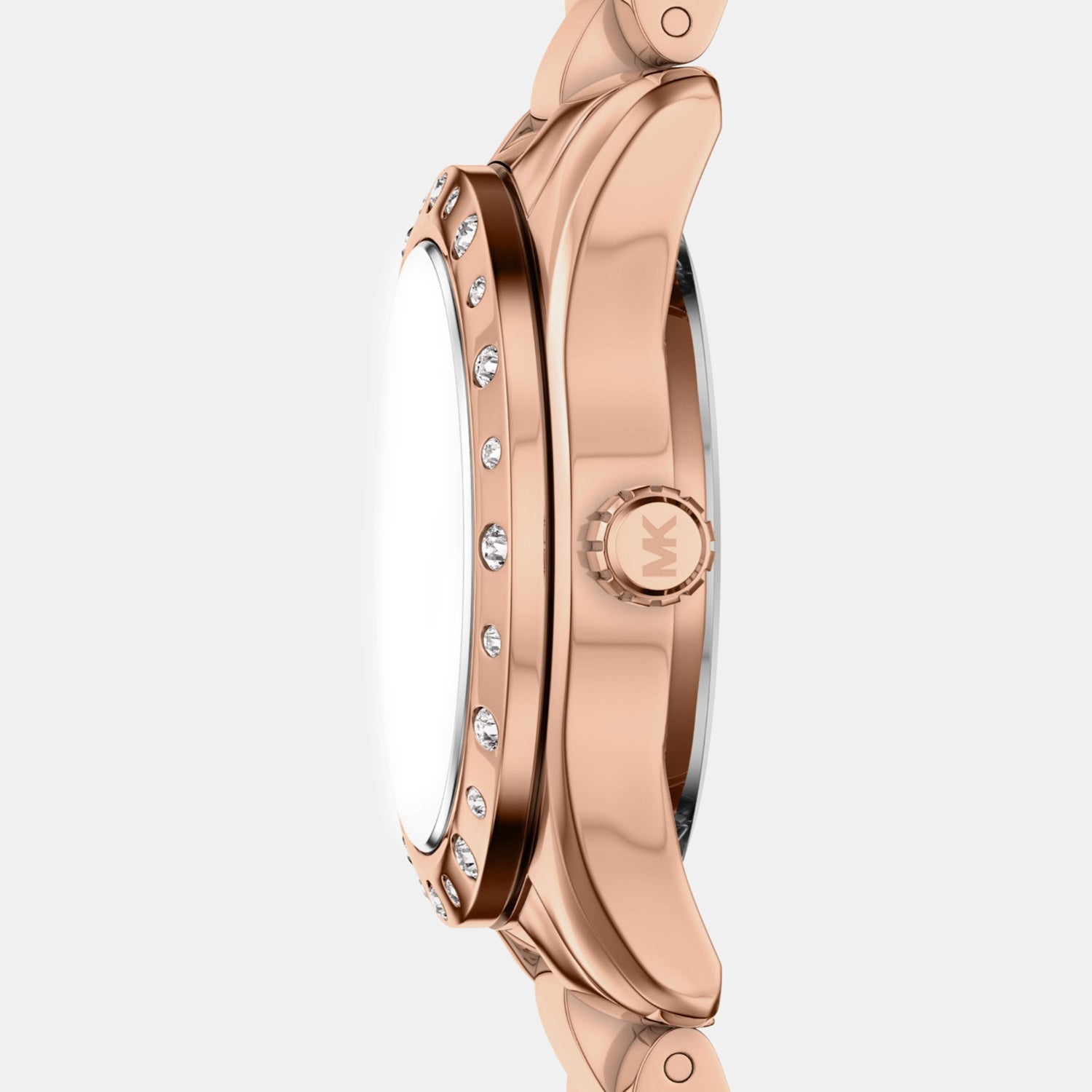 Michael Kors Lexington Women Quartz Rose Gold Dial Analog Stainless Steel Watch Mk4994Set