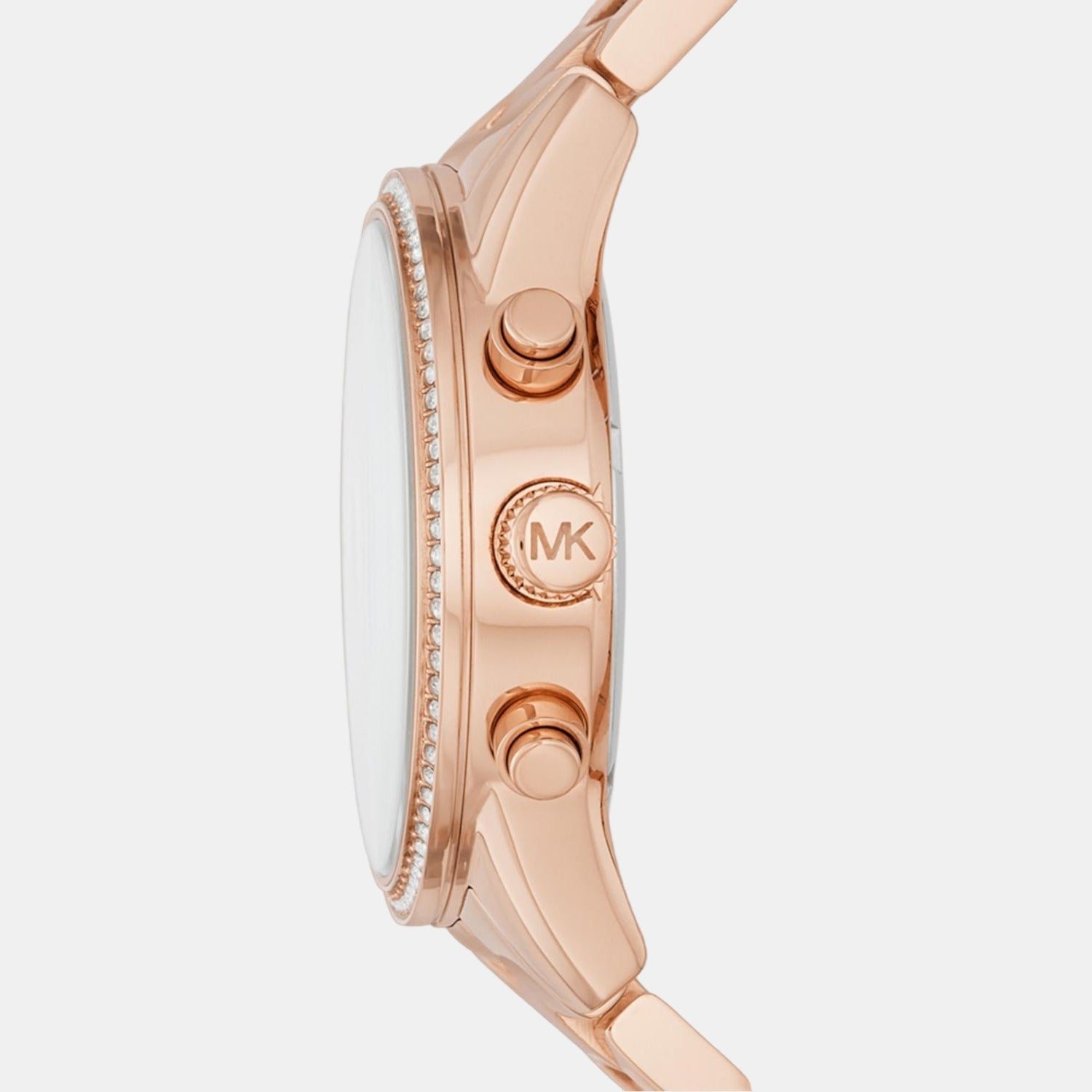 Michael Kors Bryant Women Quartz Rose Gold Dial Chronograph Stainless Steel Watch Mk6357