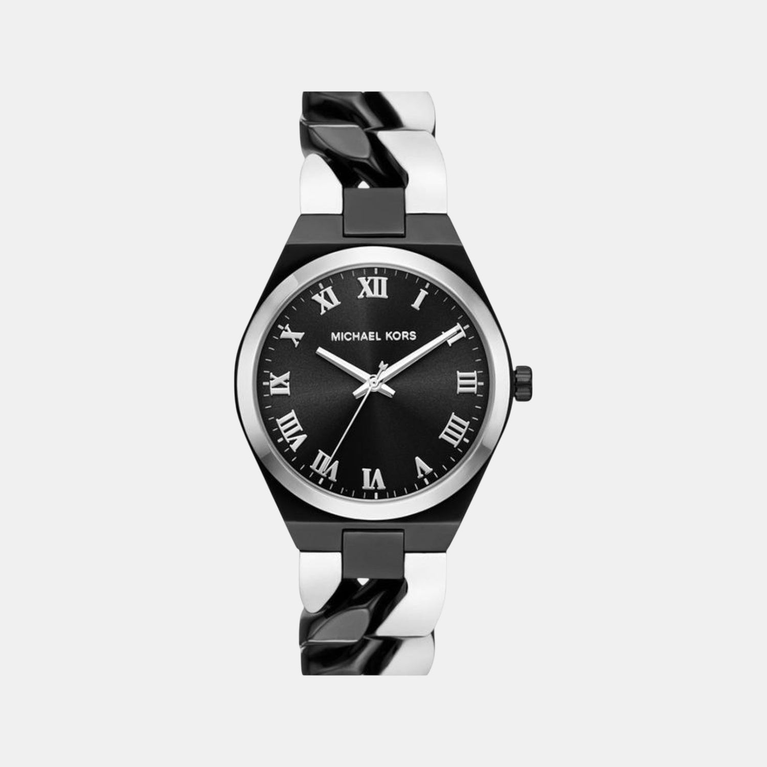 Michael Kors Lennox Women Quartz Black Dial Analog Stainless Steel Watch Mk7502