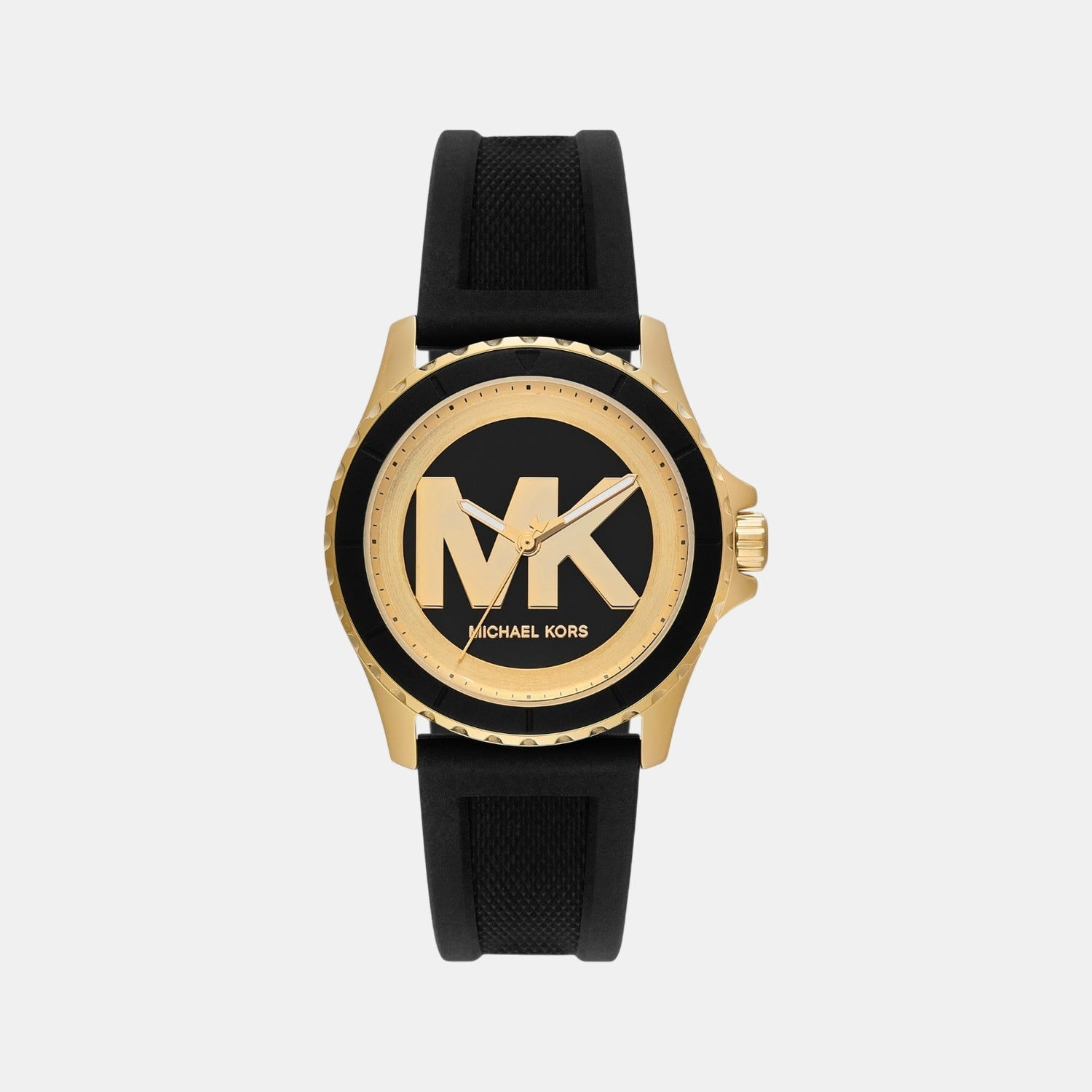 Michael Kors Everest Women Quartz Black Dial Analog Silicone Watch Mk7537
