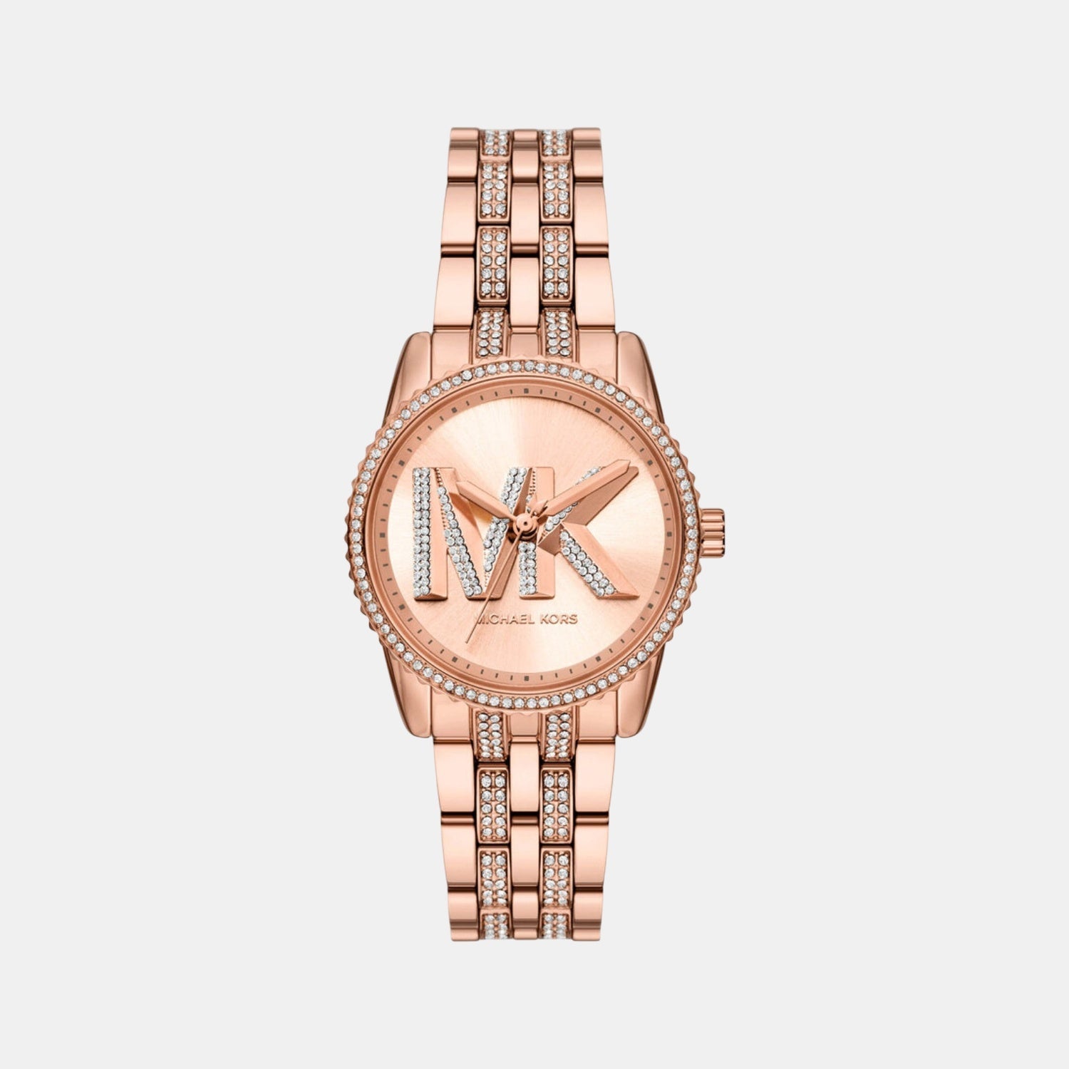 Michael Kors Bryant Women Quartz Pink Dial Analog Stainless Steel Watch Mk7541