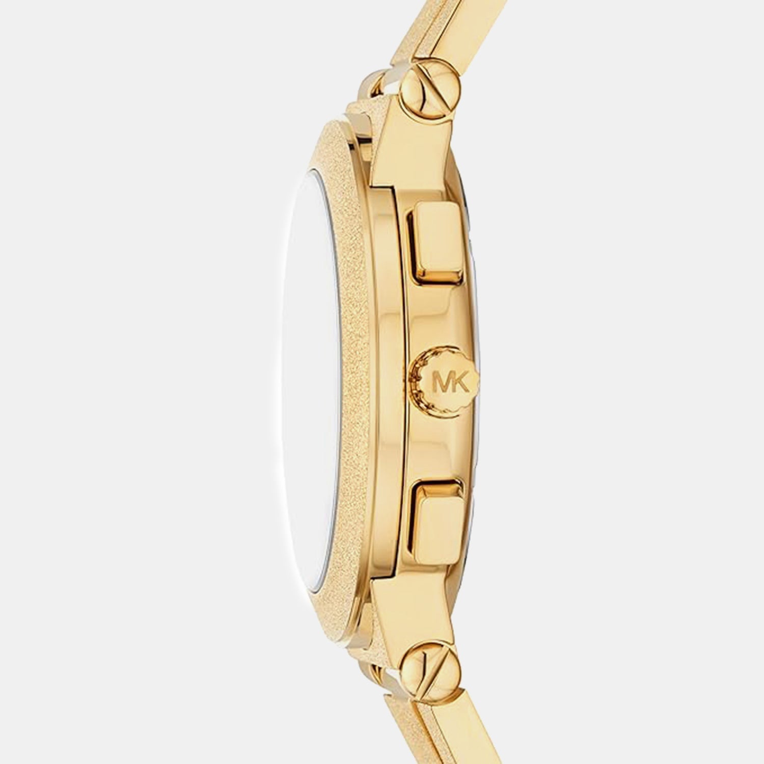 Michael Kors Billie Women Quartz Gold Dial Chronograph Stainless Steel Watch Mk7556