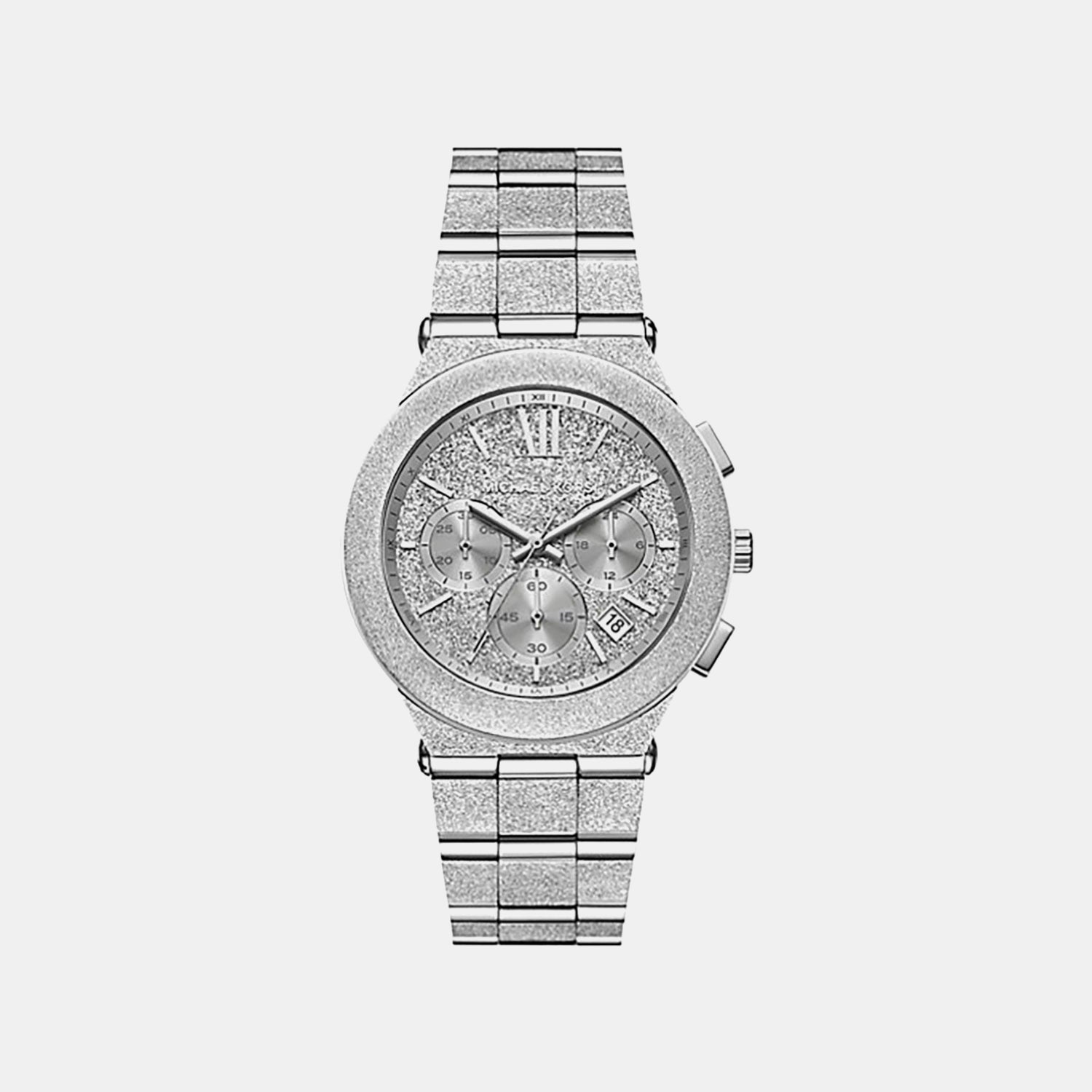 Michael Kors Billie Men Quartz Silver Dial Chronograph Stainless Steel Watch Mk7558