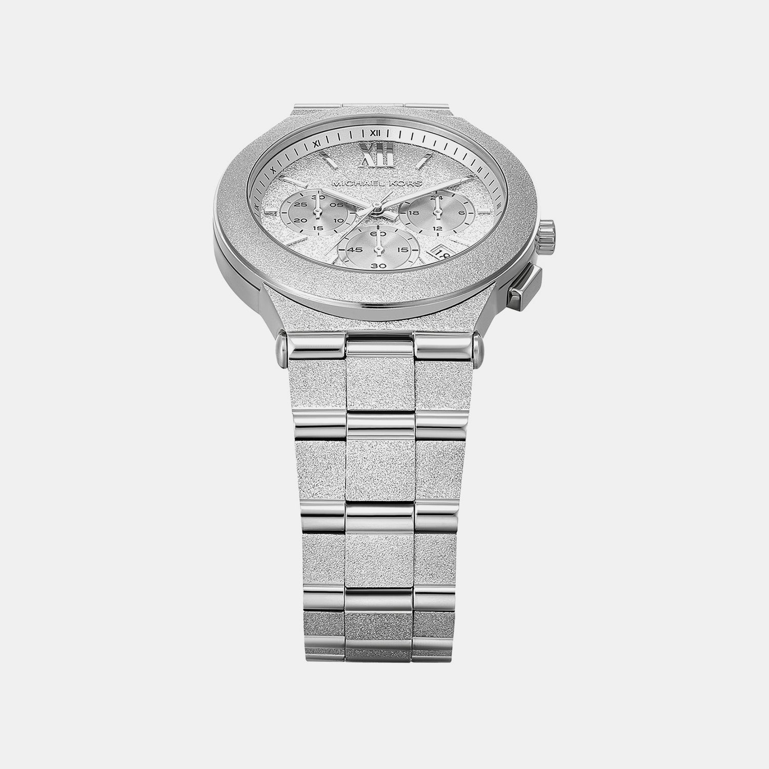 Michael Kors Billie Men Quartz Silver Dial Chronograph Stainless Steel Watch Mk7558