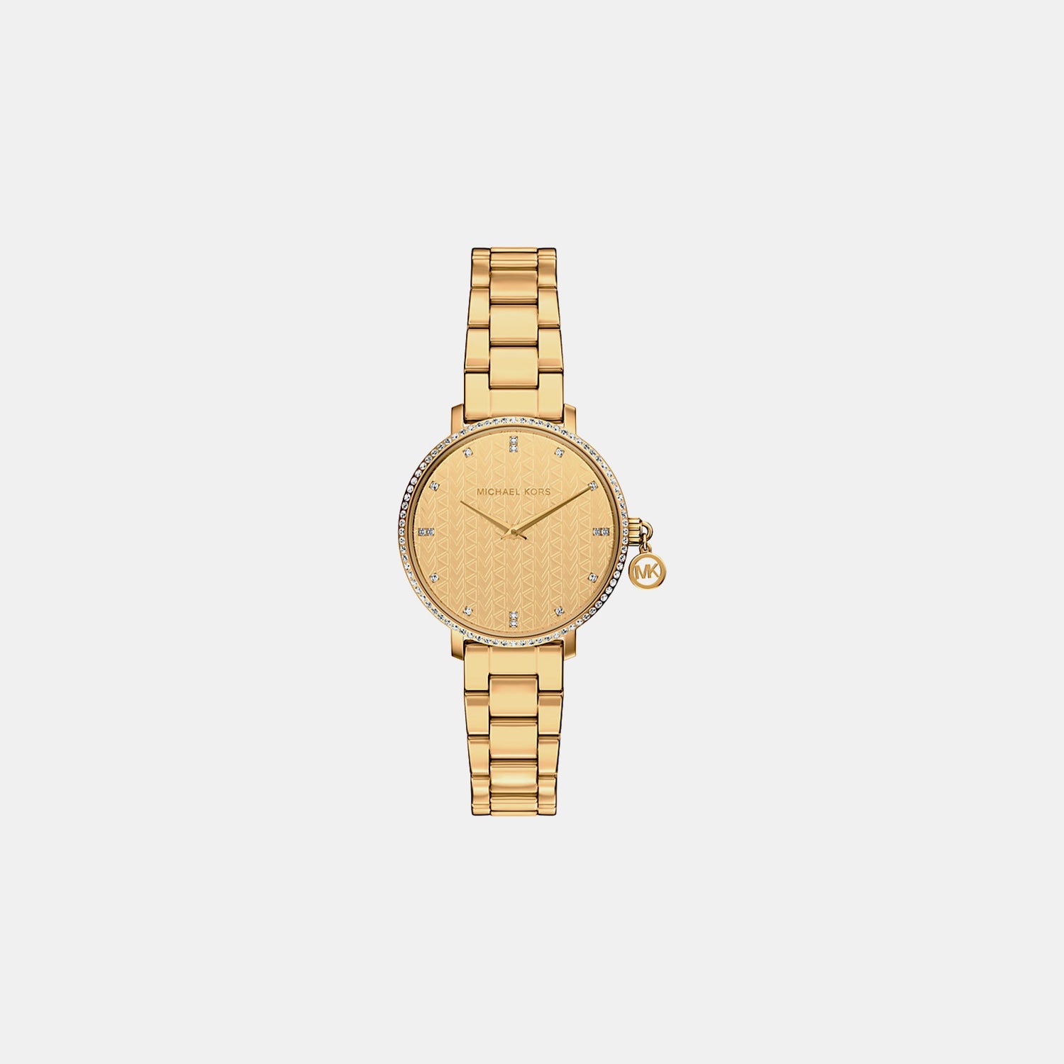 Michael Kors Pyper Women Quartz Gold Dial Analog Stainless Steel Watch Mk7572