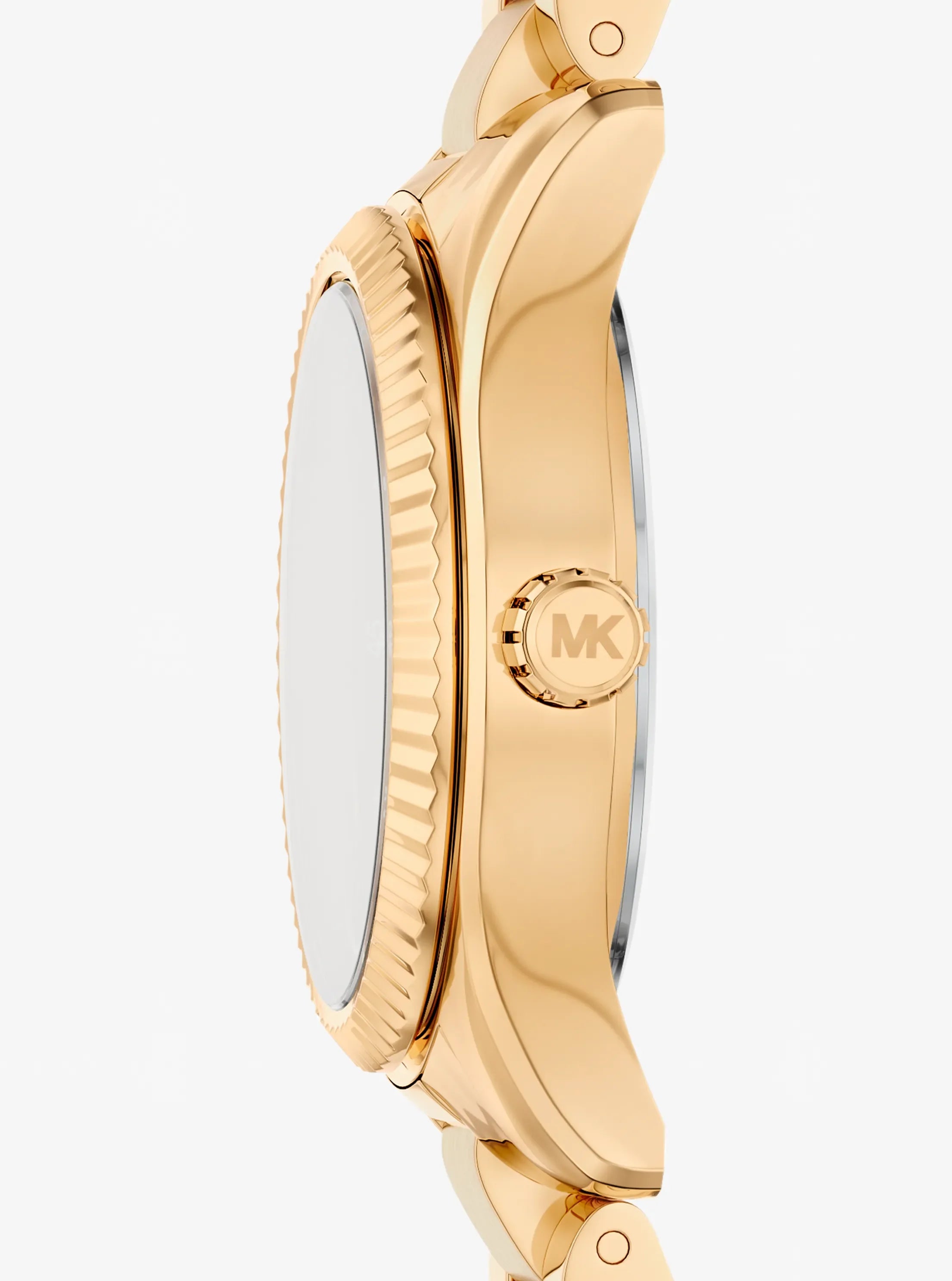 Michael Kors Petite Lexington Pav Gold-Tone Watch