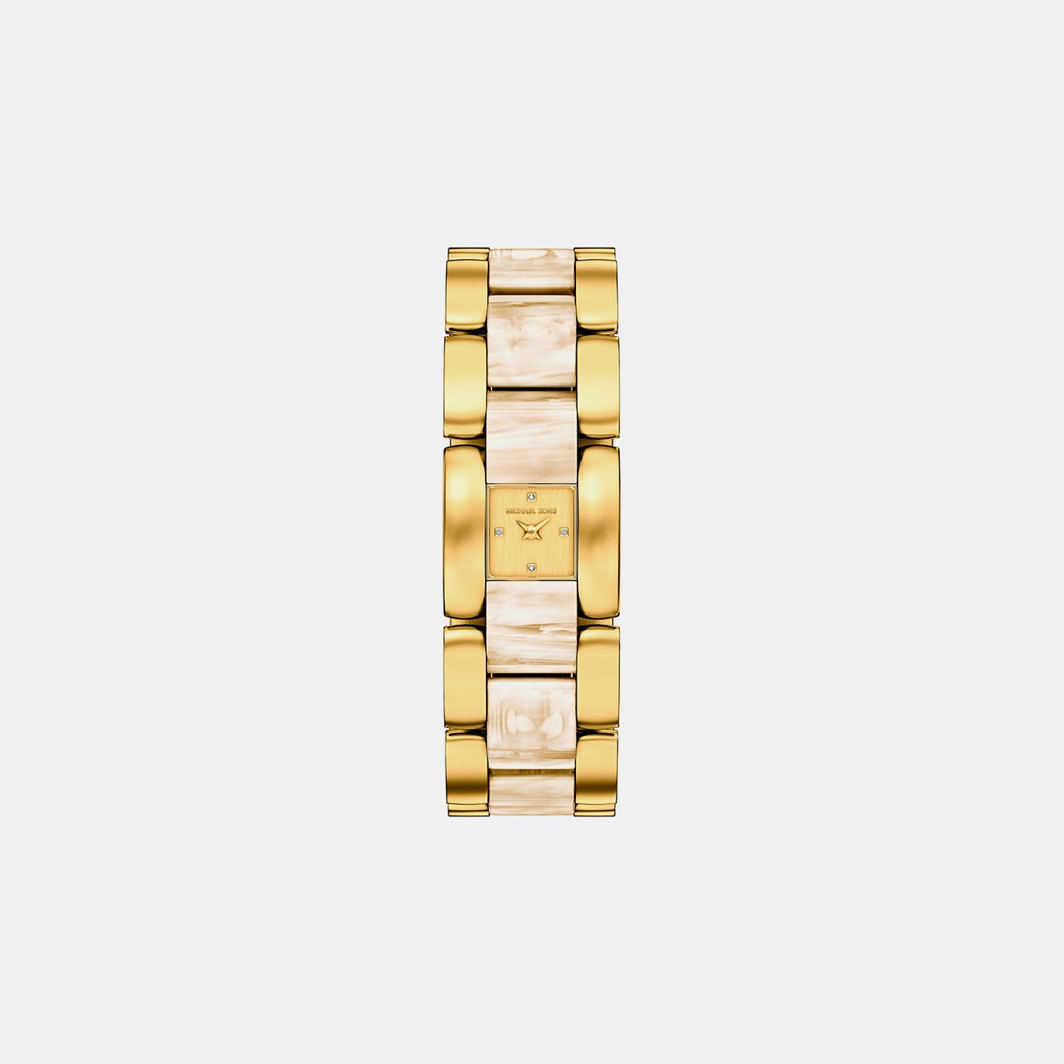 Michael Kors Darrington Women Quartz Gold Dial Analog Stainless Steel Watch Mk7592