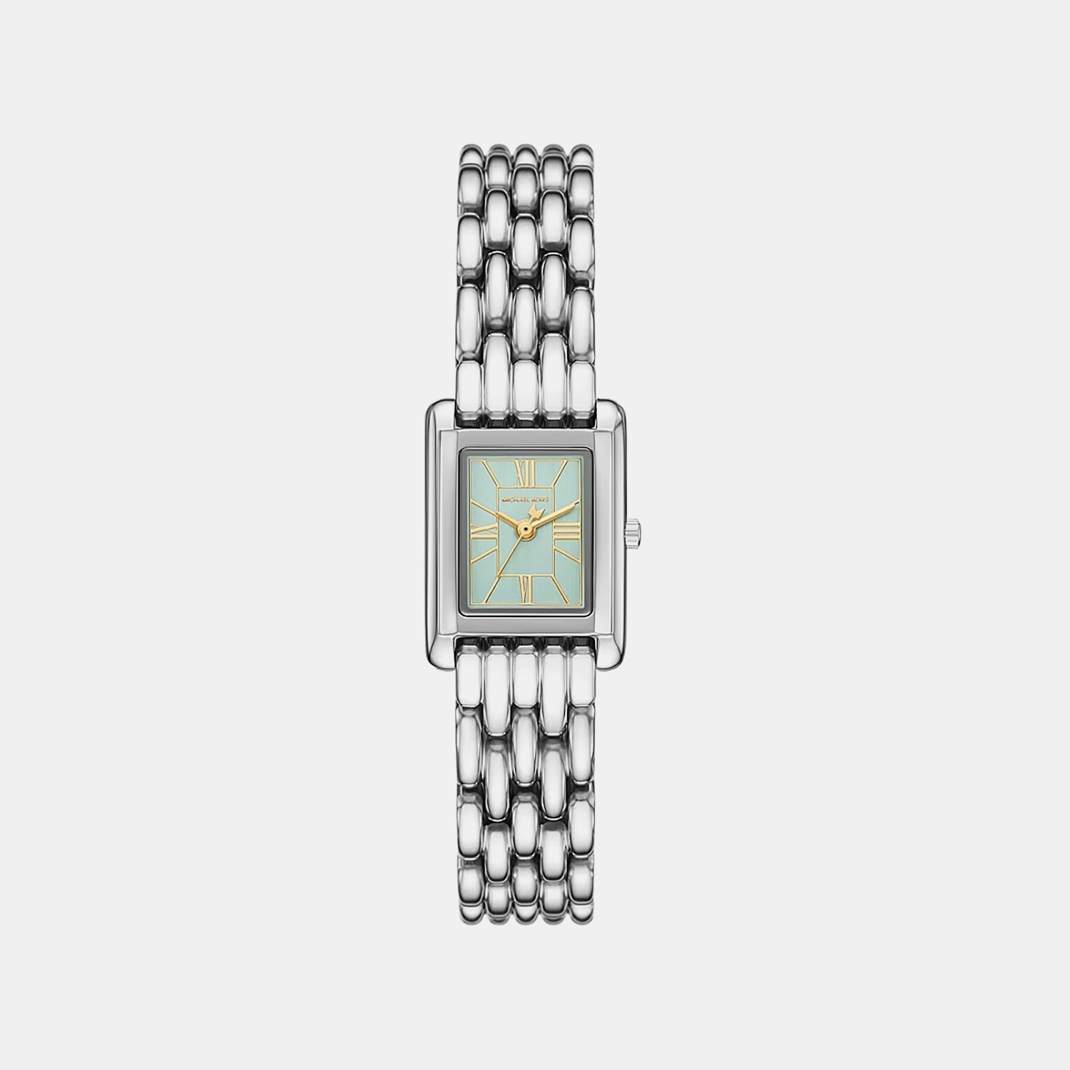 Michael Kors Petite Essex Women Quartz Blue Dial Analog Stainless Steel Watch Mk7611