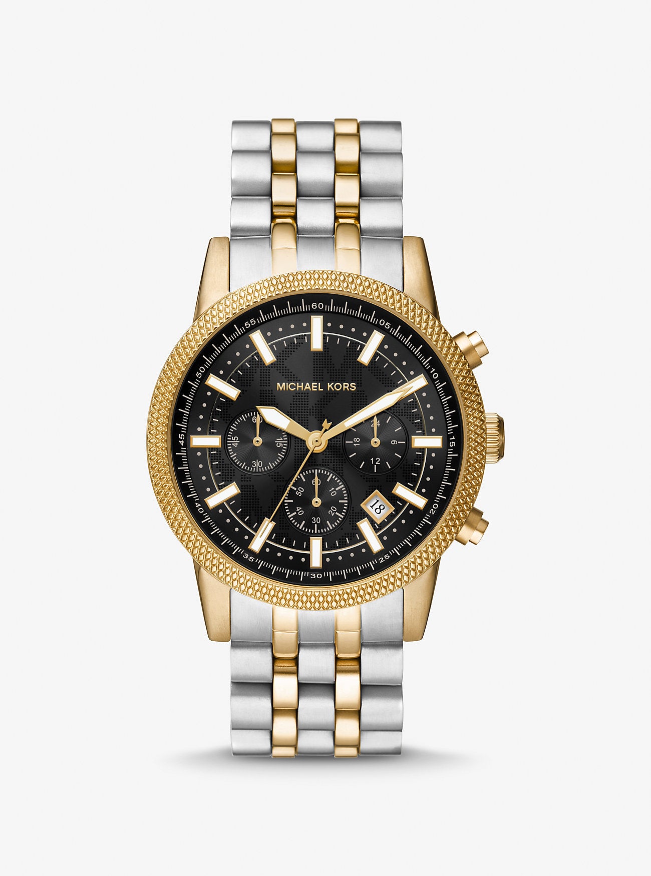 Oversized Hutton Two-Tone Watch Two Tone Two Tone