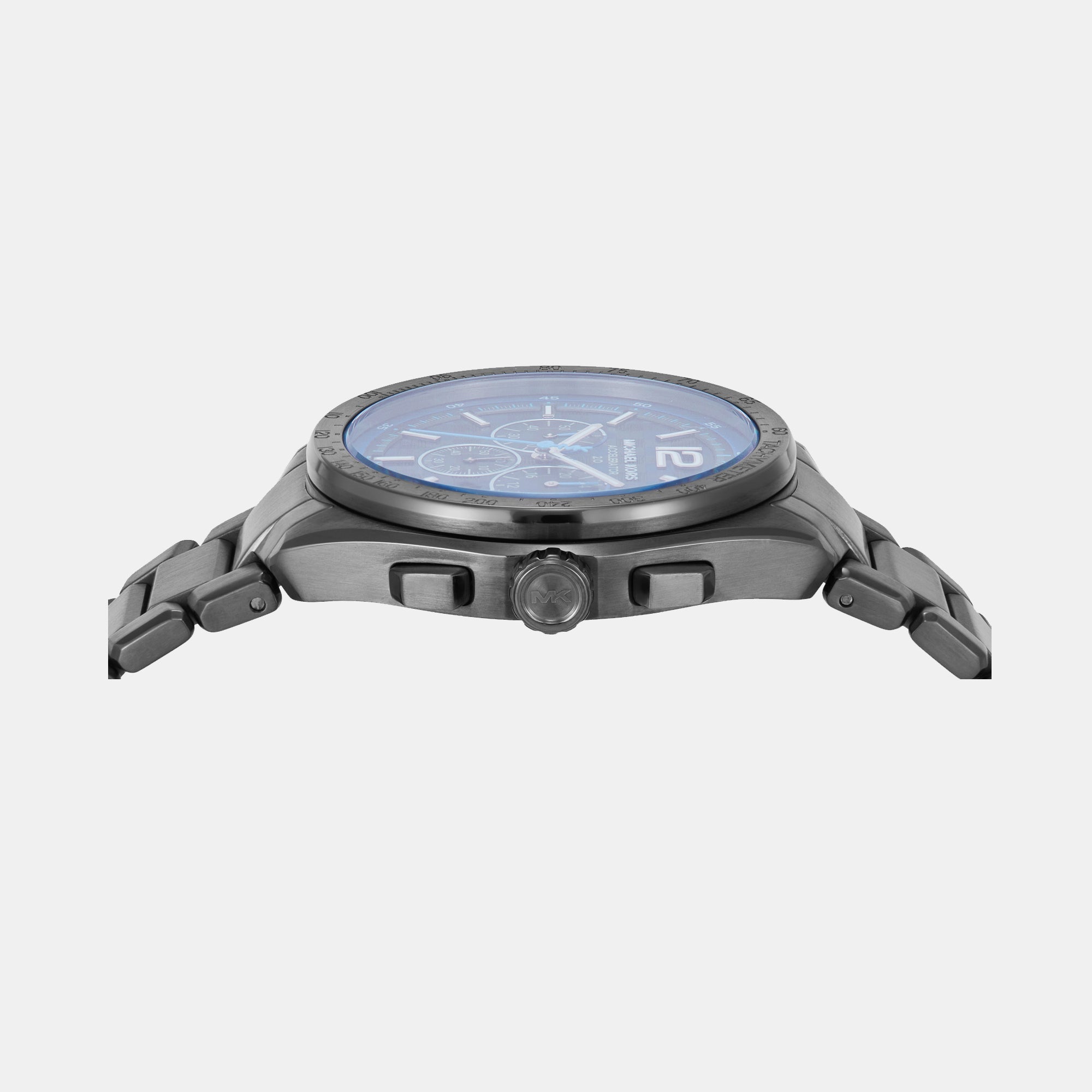 Michael Kors Accelerator 2.0 Men Quartz Blue Dial Chronograph Stainless Steel Watch Mk9178