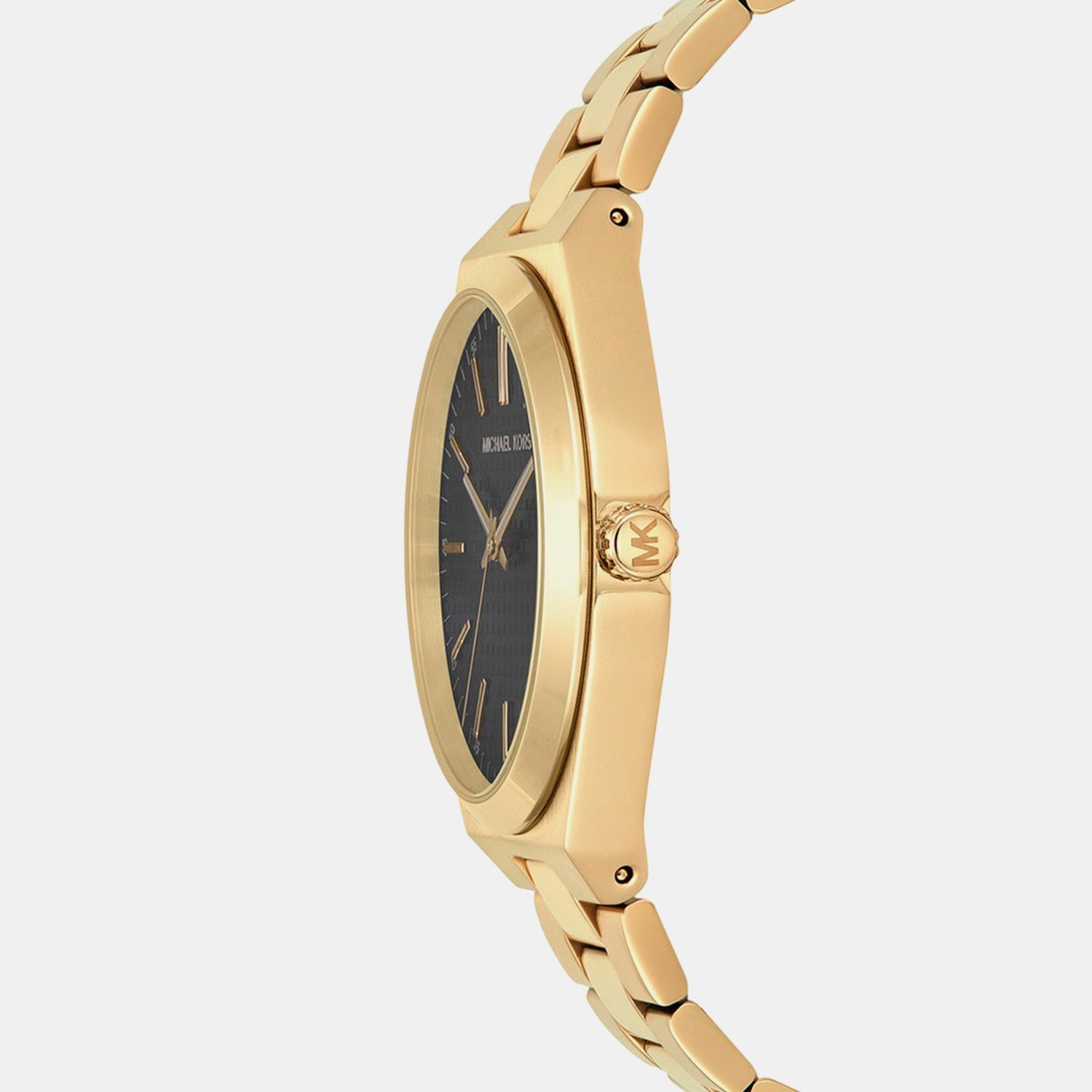 Michael Kors Lenox Men Quartz Black Dial Analog Stainless Steel Watch Mk9226