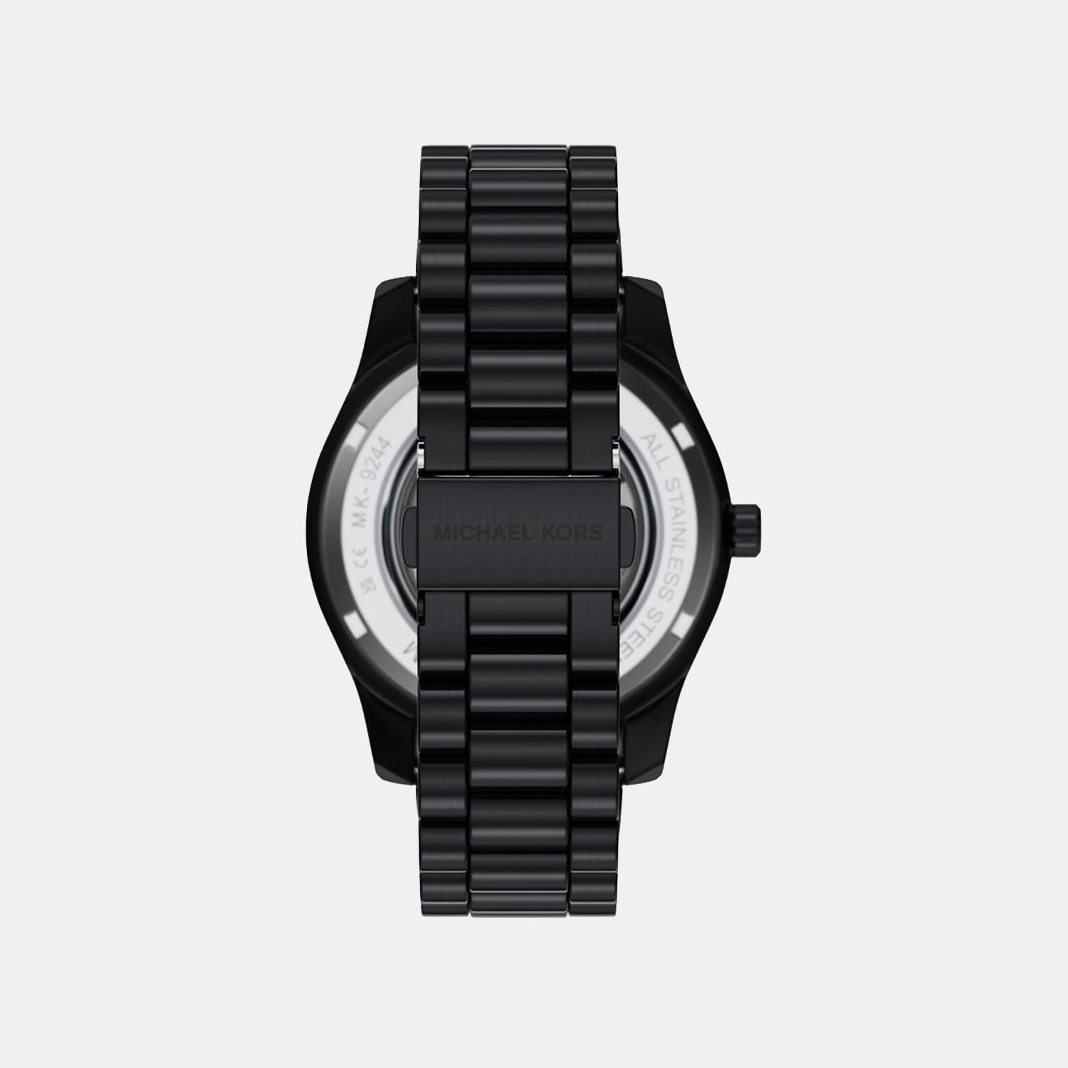 Michael Kors Lexington Men Automatic Black Dial Analog Stainless Steel Watch Mk9244